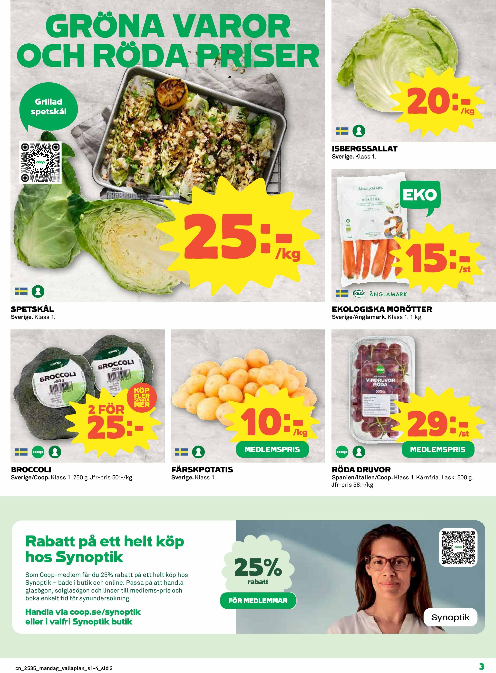 coop - Coop-reklambladet giltigt från 25/08 - 31/08 - page: 3