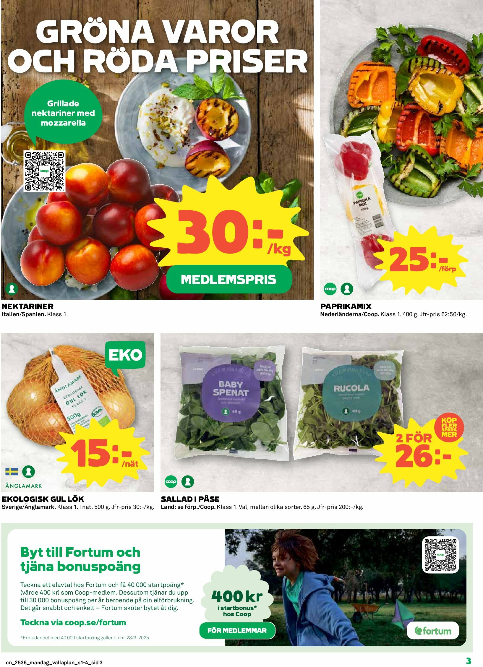 coop - Coop-reklambladet giltigt från 01/09 - 07/09 - page: 3