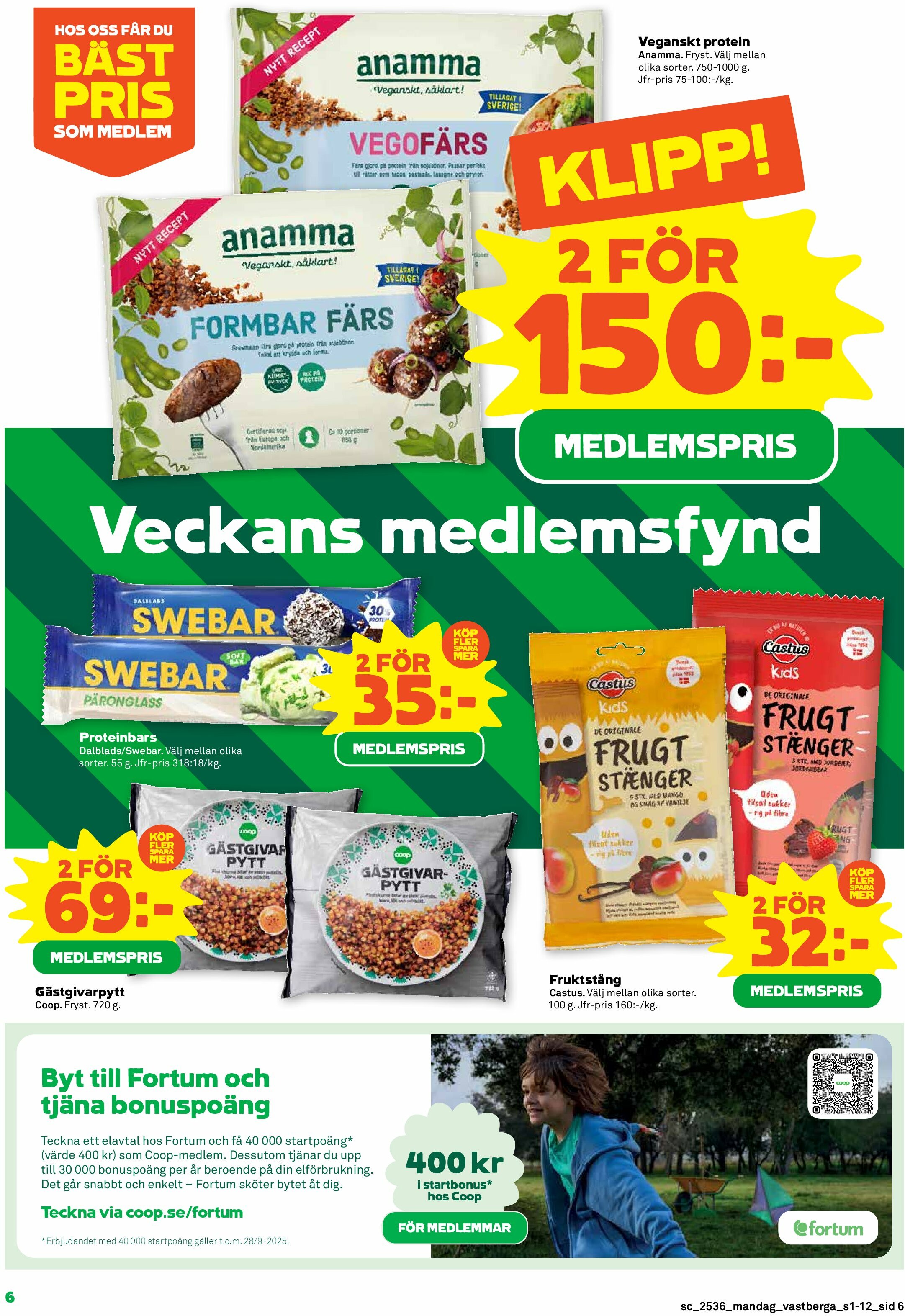 coop - Stora Coop-reklambladet giltigt från 01/09 - 07/09 - page: 6