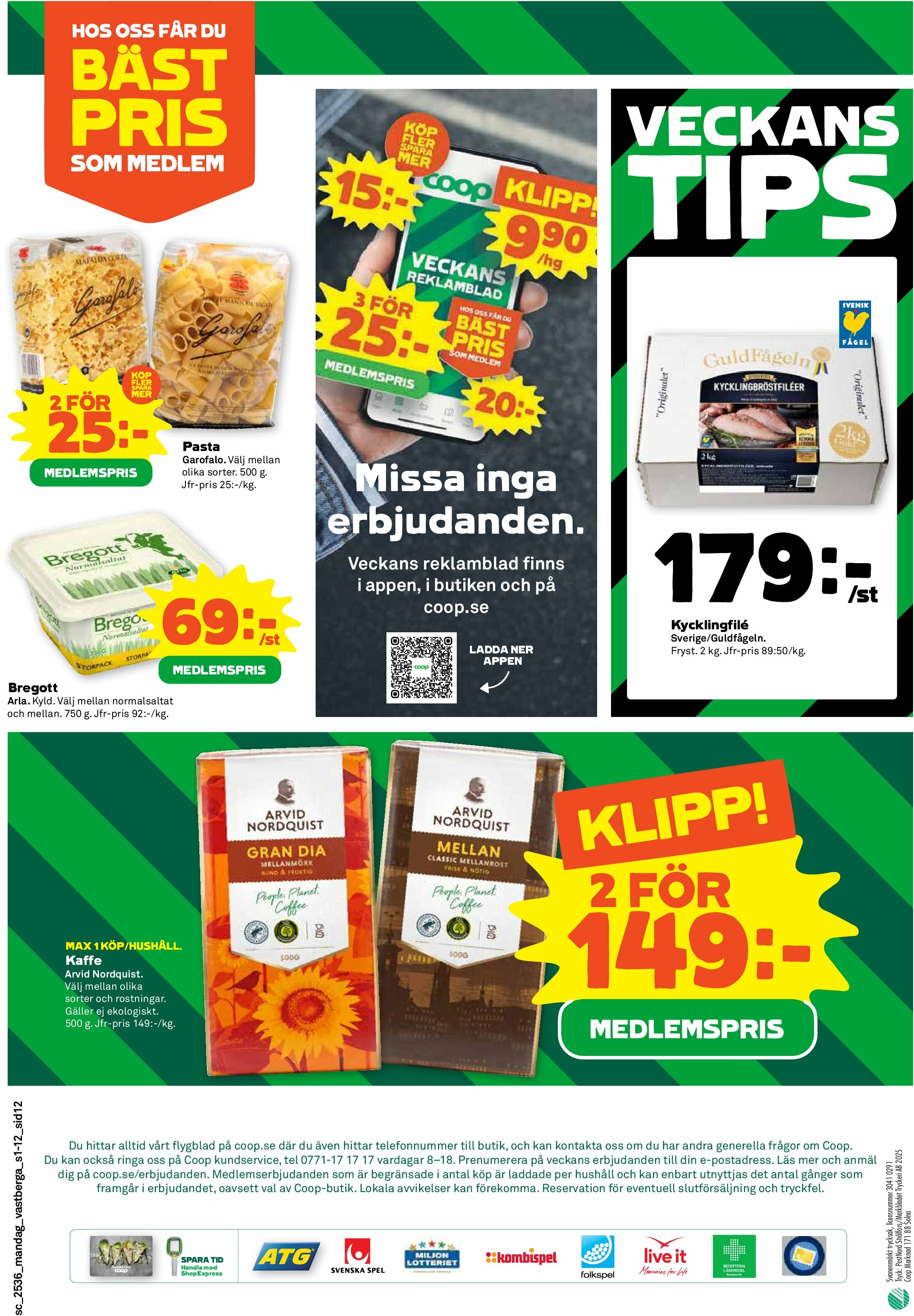 coop - Stora Coop-reklambladet giltigt från 01/09 - 07/09 - page: 12