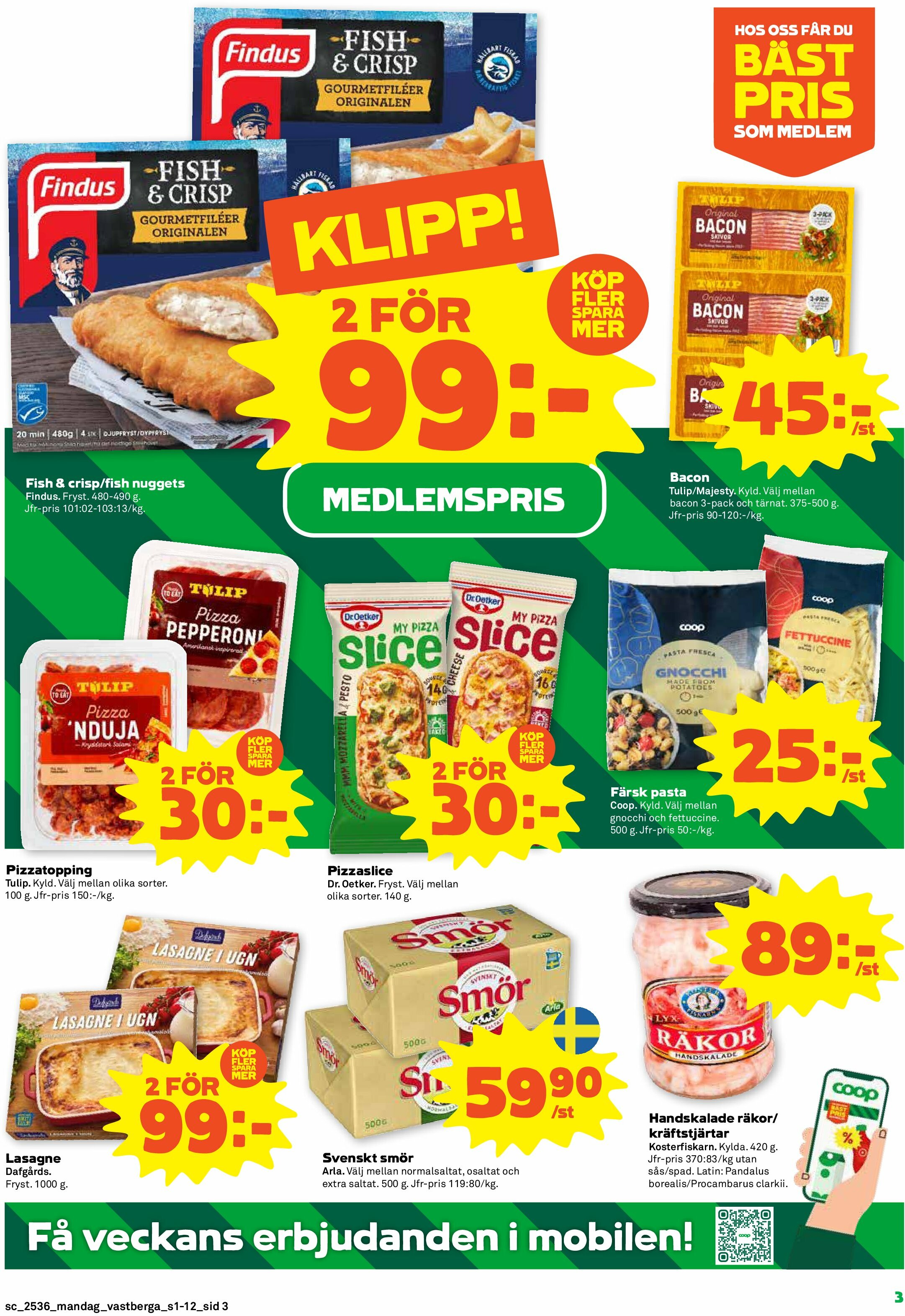 coop - Stora Coop-reklambladet giltigt från 01/09 - 07/09 - page: 3