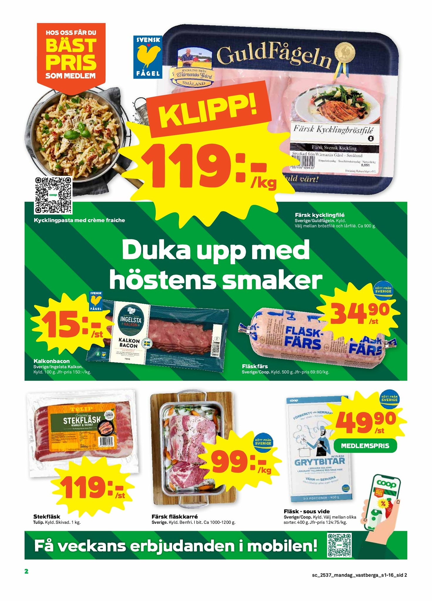 coop - Stora Coop-reklambladet giltigt från 08/09 - 14/09 - page: 2