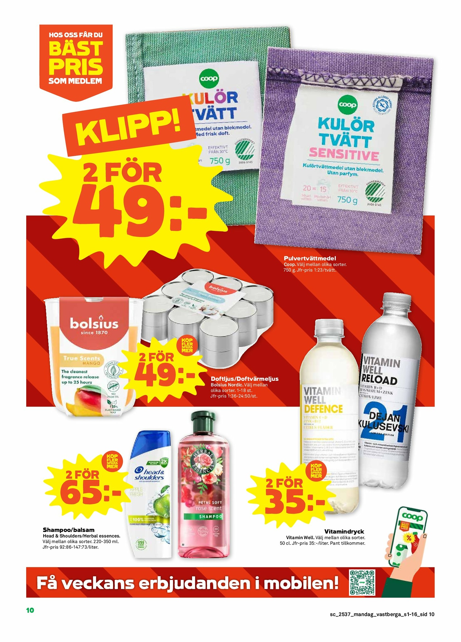 coop - Stora Coop-reklambladet giltigt från 08/09 - 14/09 - page: 10