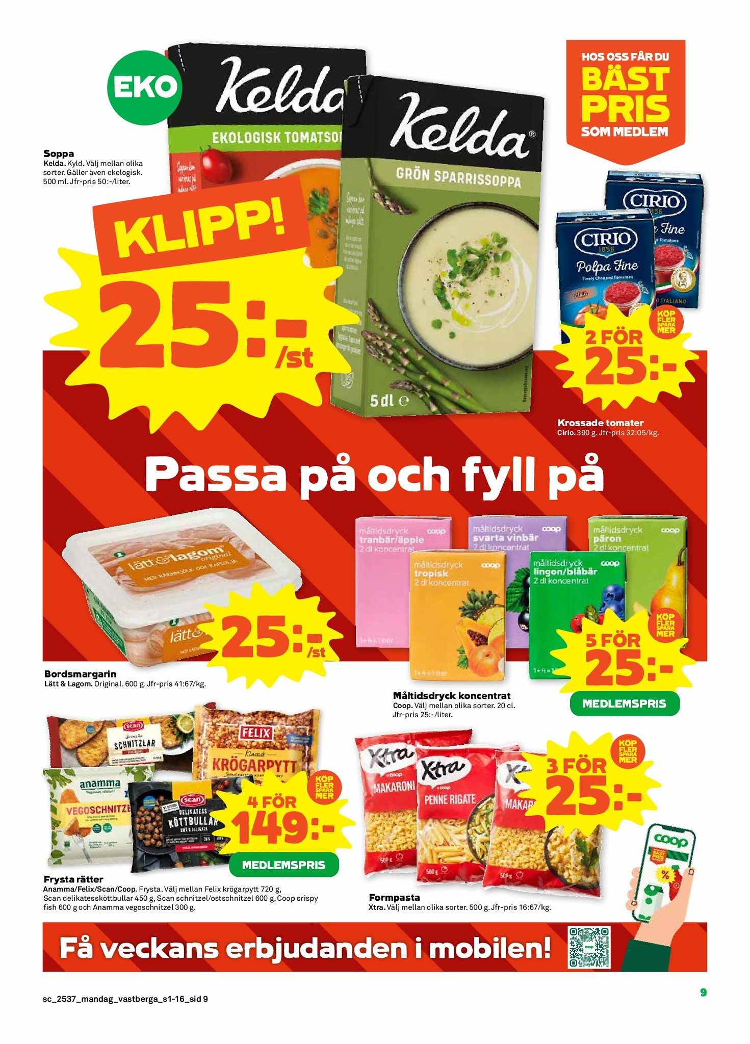 coop - Stora Coop-reklambladet giltigt från 08/09 - 14/09 - page: 9