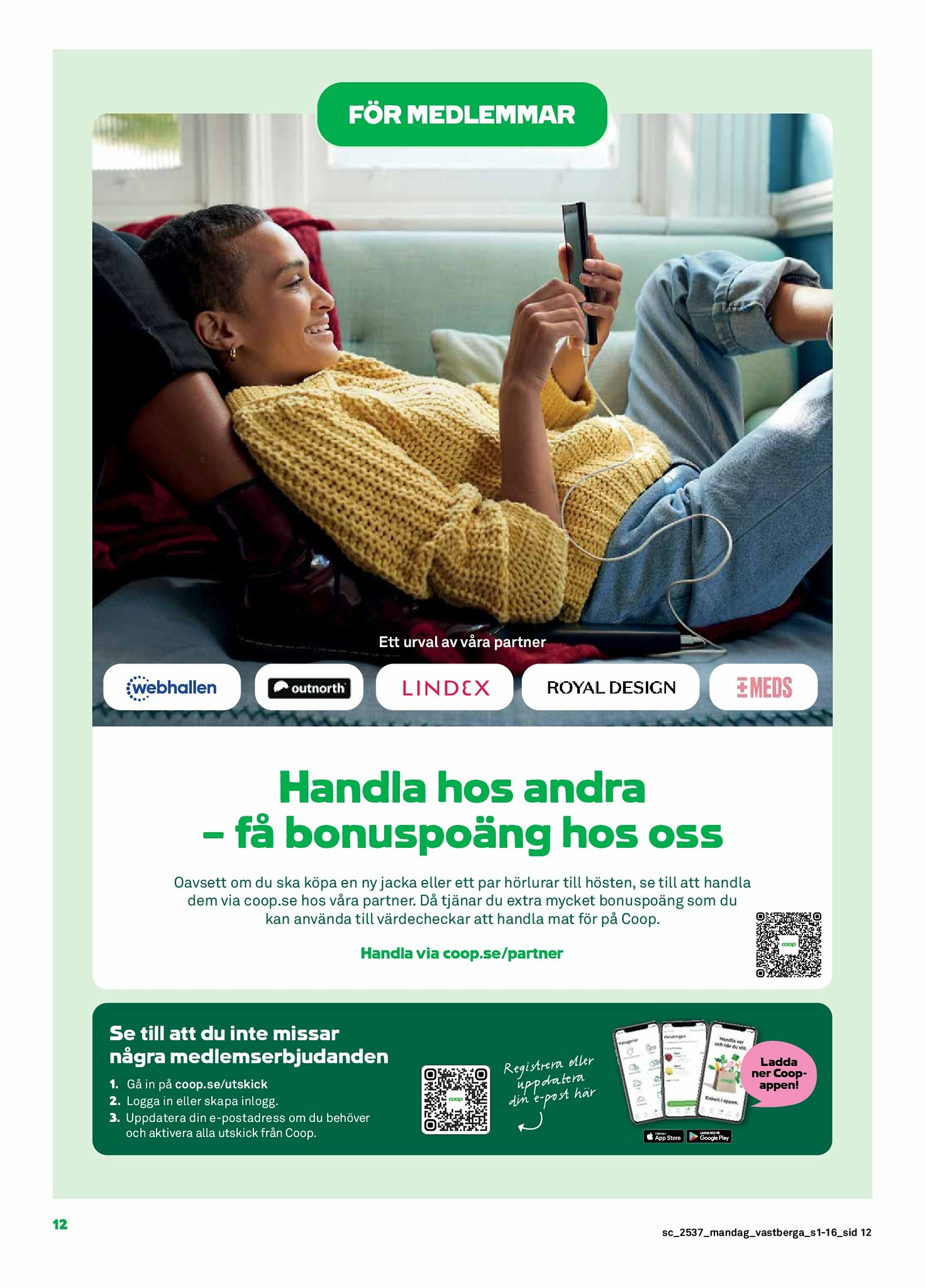 coop - Stora Coop-reklambladet giltigt från 08/09 - 14/09 - page: 12
