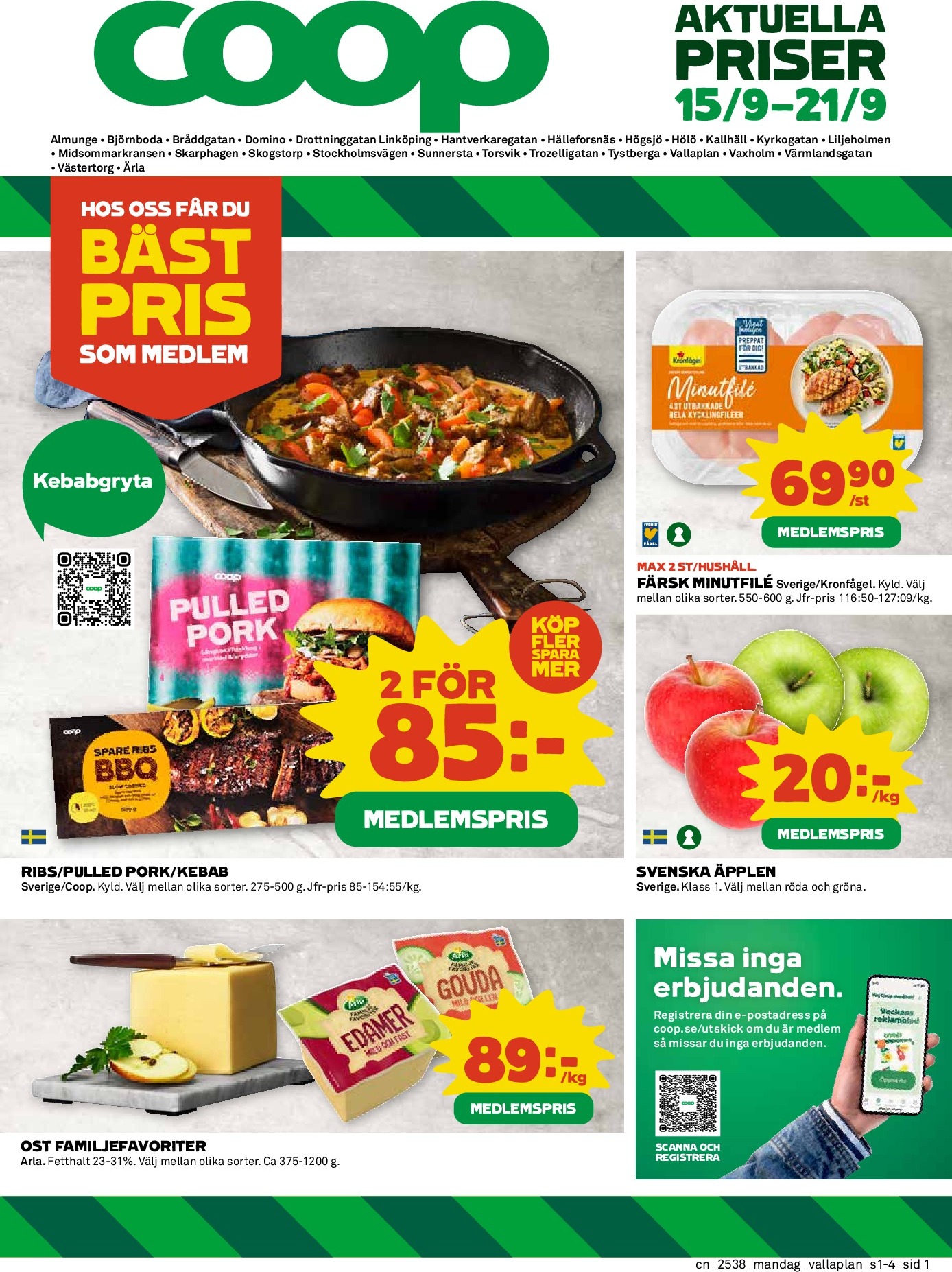 coop - Coop-reklambladet giltigt från 15/09 - 21/09