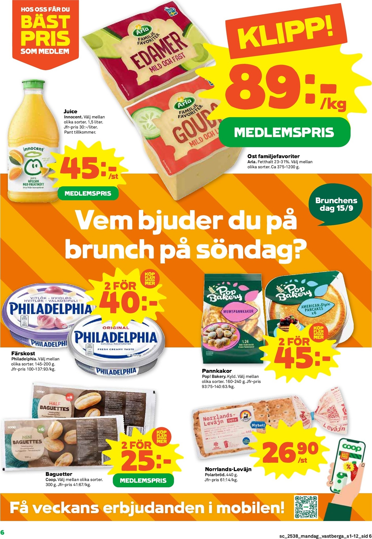 coop - Stora Coop-reklambladet giltigt från 15/09 - 21/09 - page: 6
