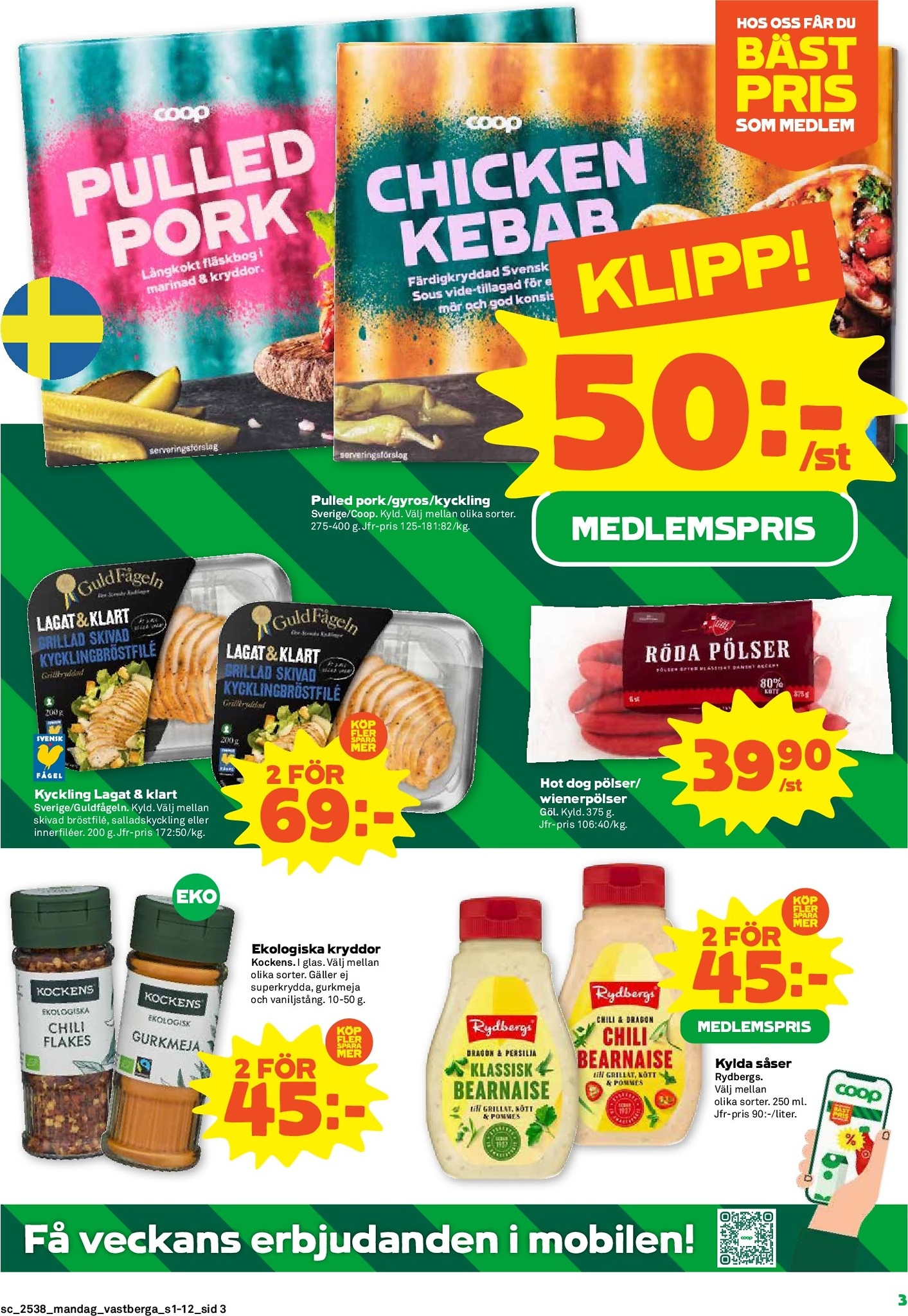 coop - Stora Coop-reklambladet giltigt från 15/09 - 21/09 - page: 3