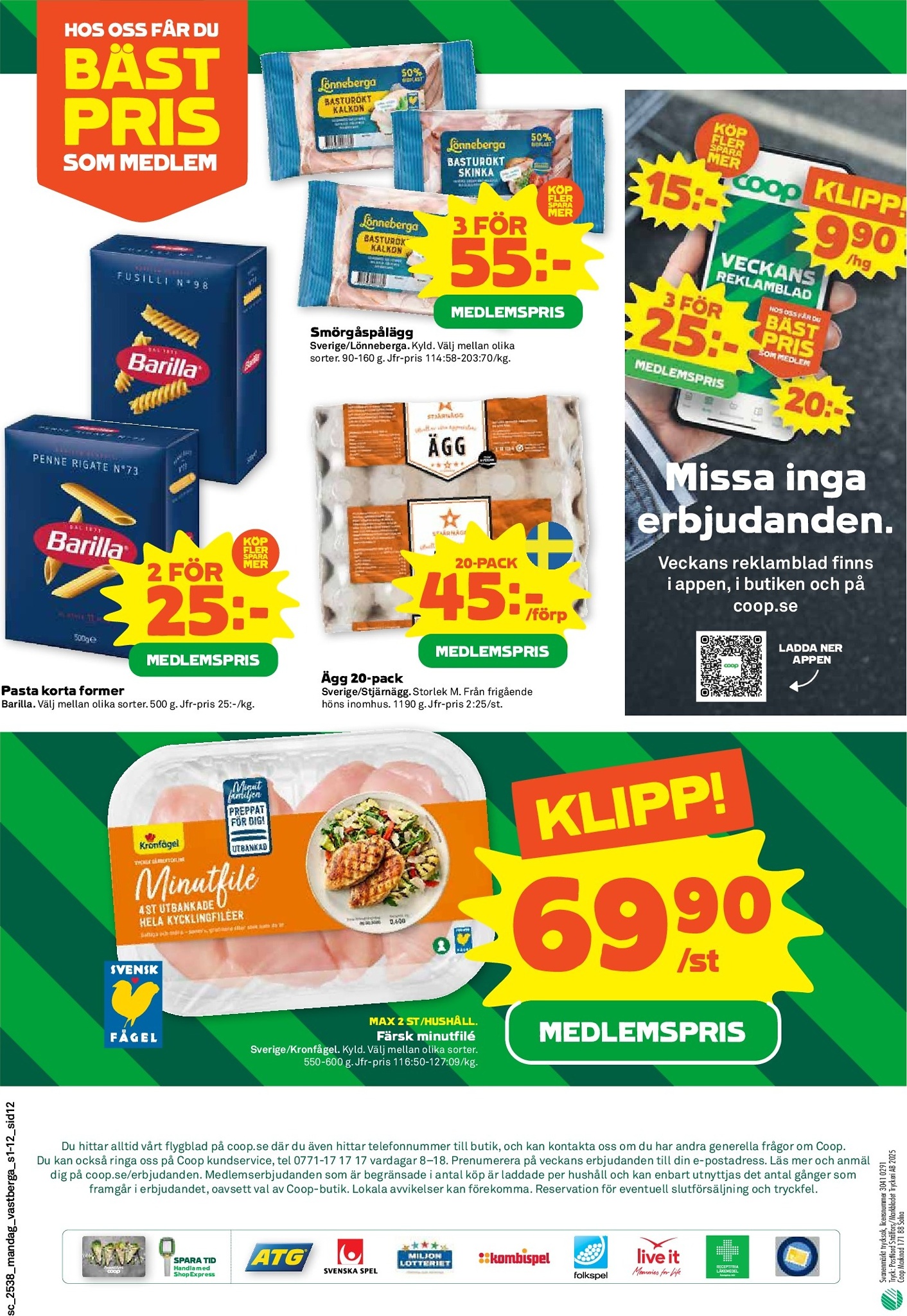 coop - Stora Coop-reklambladet giltigt från 15/09 - 21/09 - page: 12