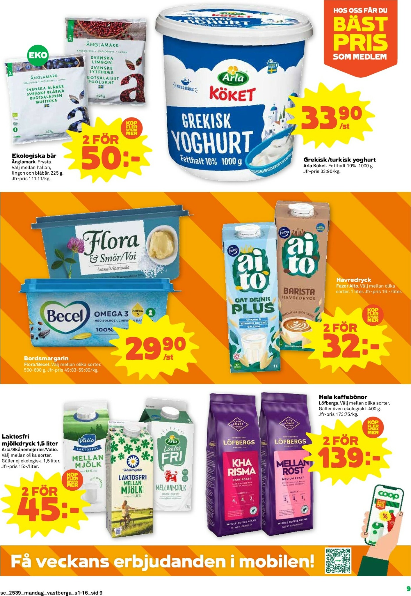 coop - Stora Coop-reklambladet giltigt från 22/09 - 28/09 - page: 9