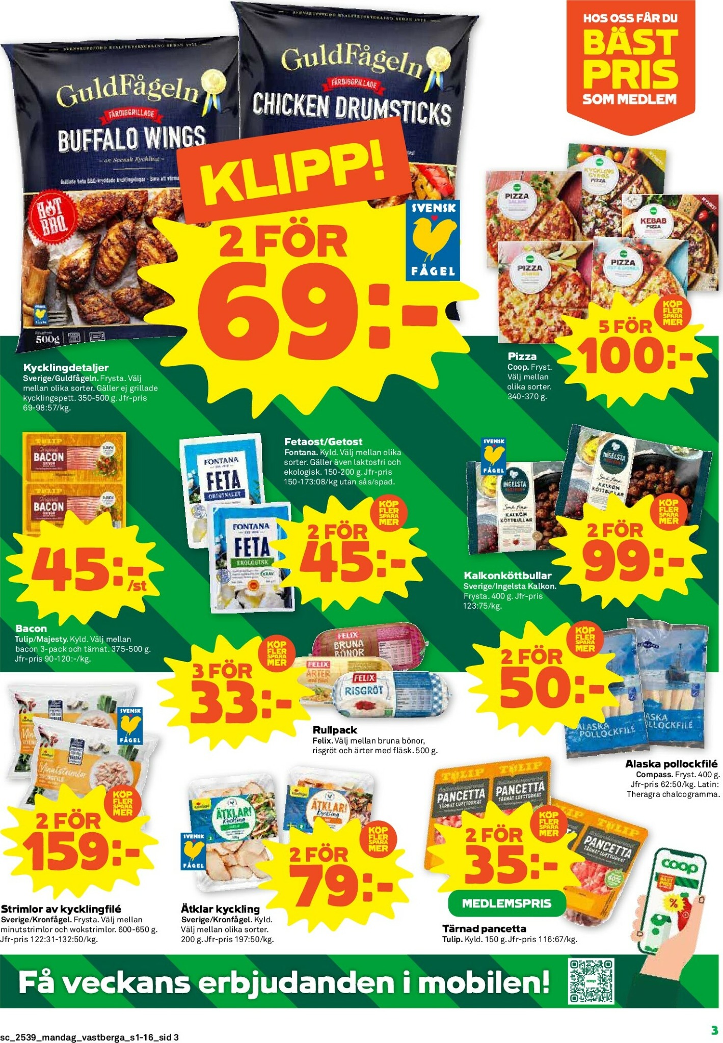 coop - Stora Coop-reklambladet giltigt från 22/09 - 28/09 - page: 3