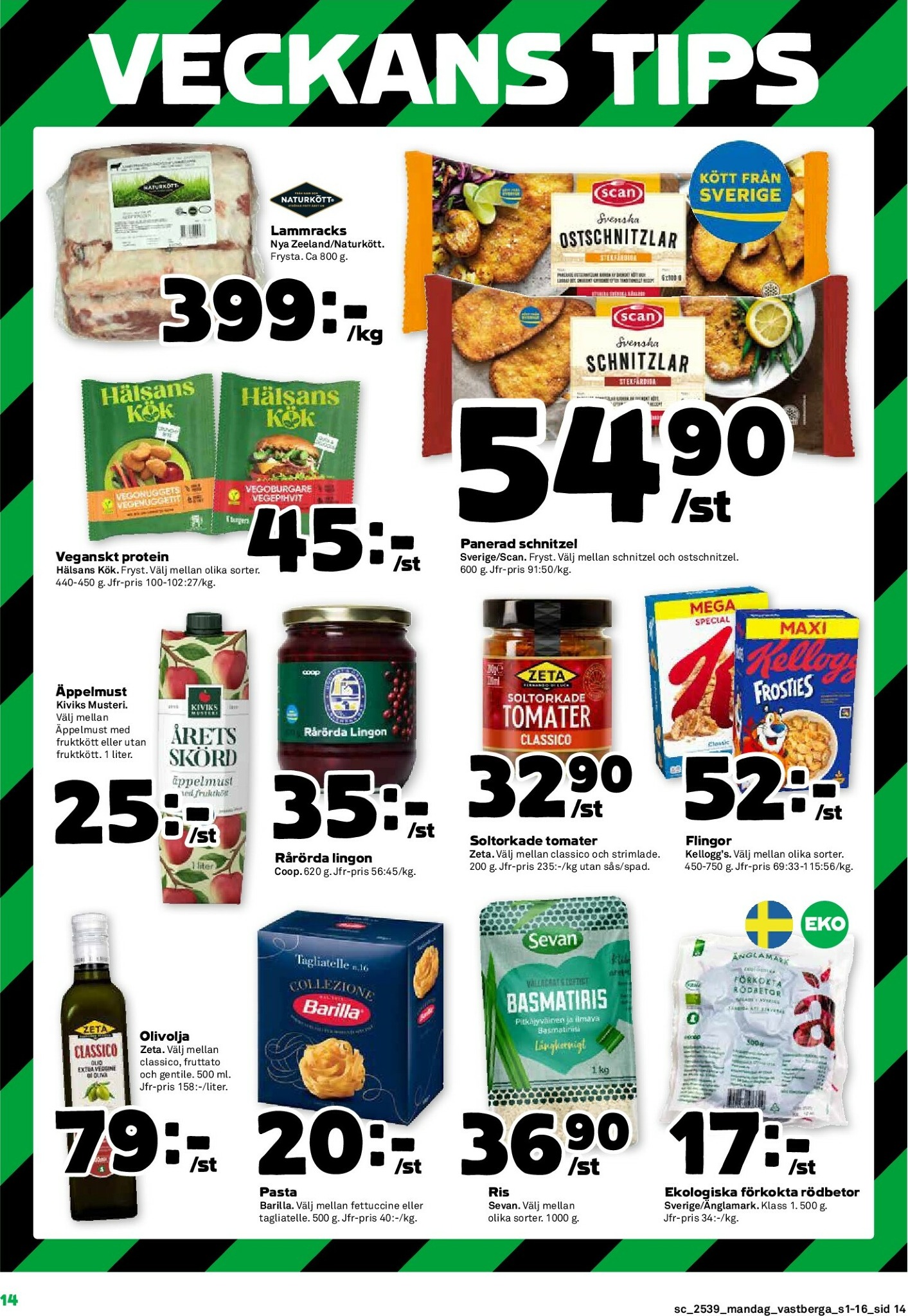 coop - Stora Coop-reklambladet giltigt från 22/09 - 28/09 - page: 14
