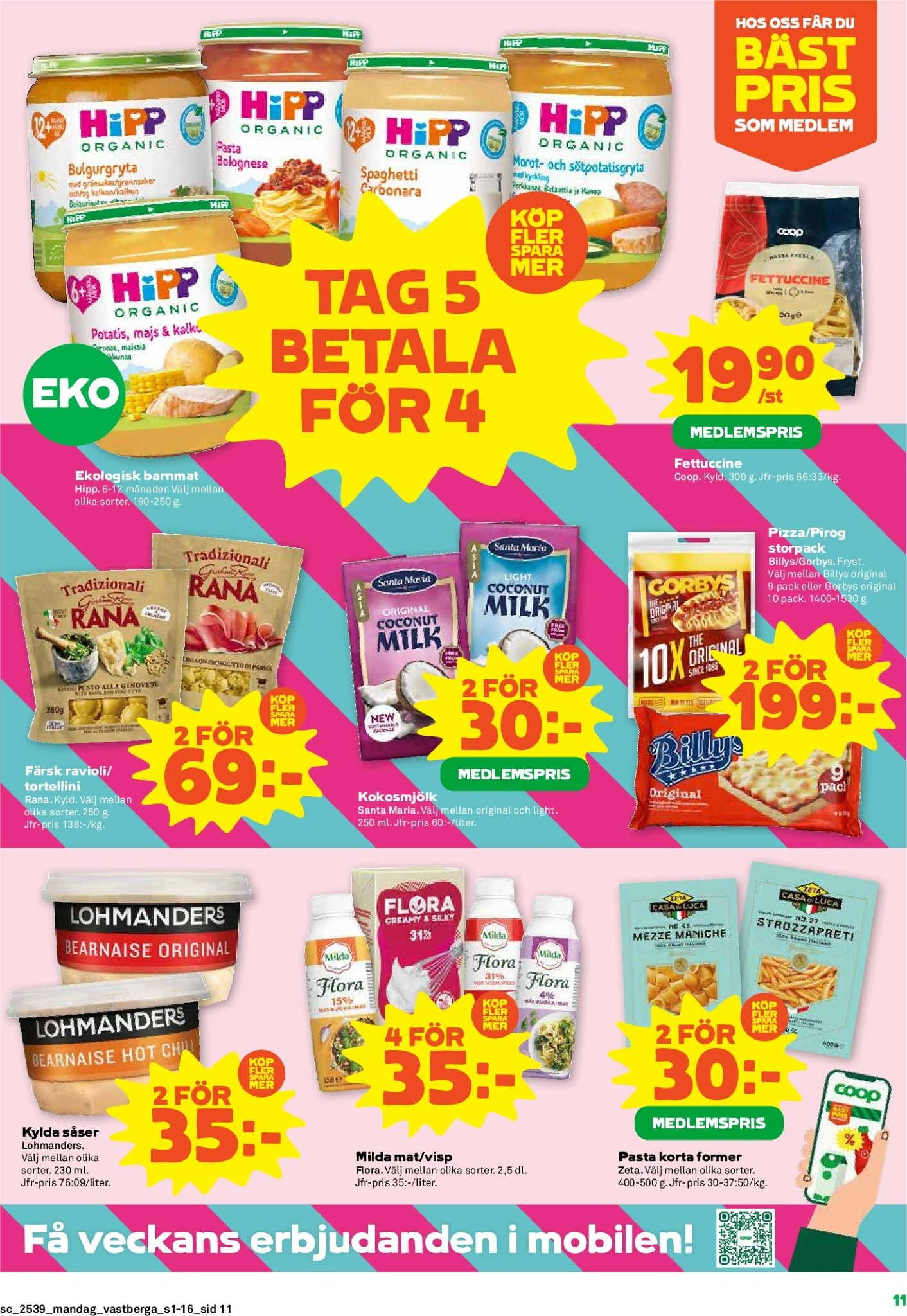coop - Stora Coop-reklambladet giltigt från 22/09 - 28/09 - page: 11