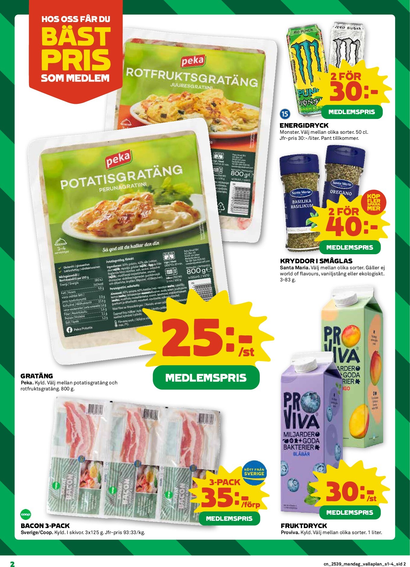 coop - Coop-reklambladet giltigt från 22/09 - 28/09 - page: 2