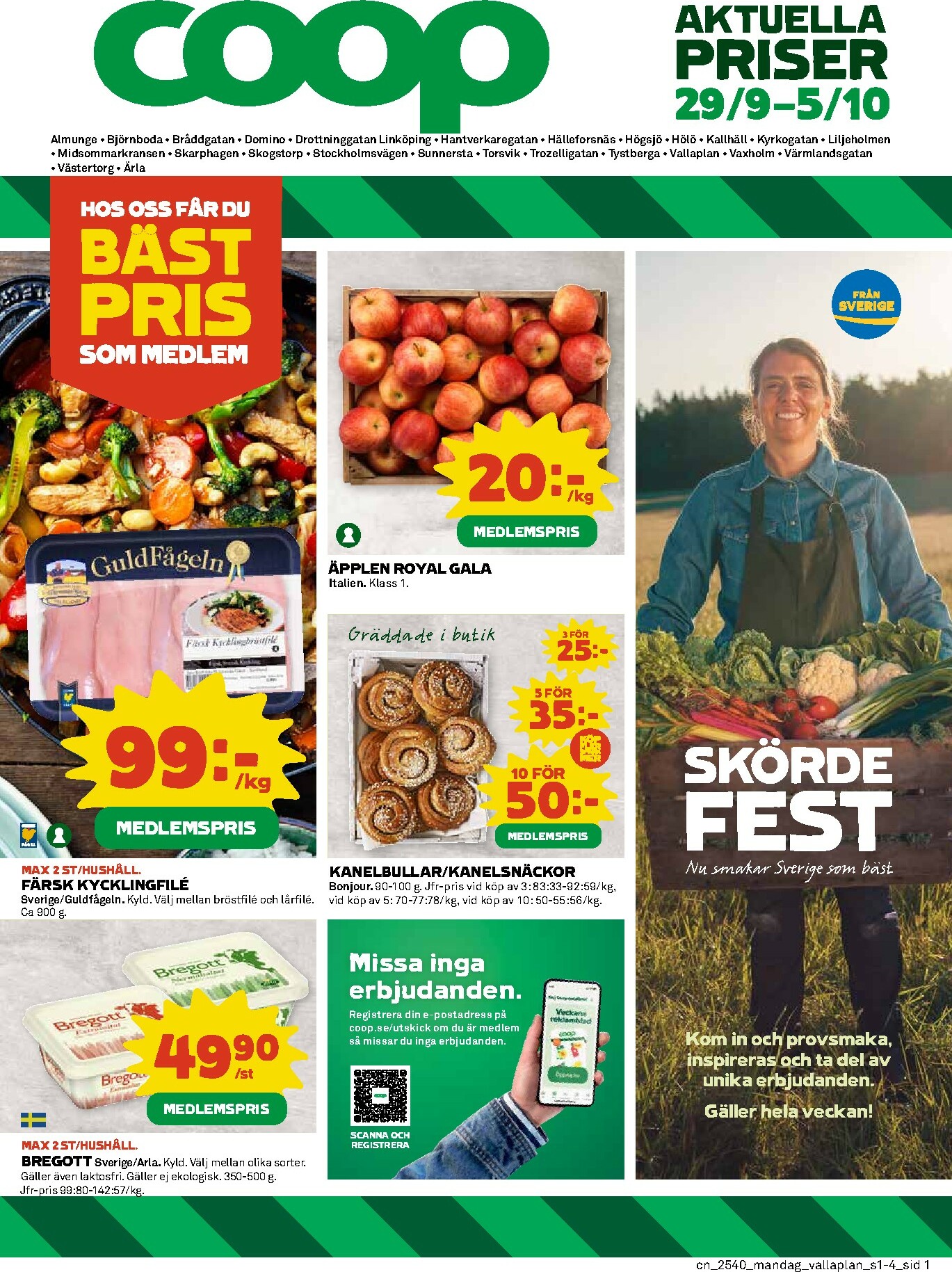 coop - Coop-reklambladet giltigt från 29/09 - 05/10
