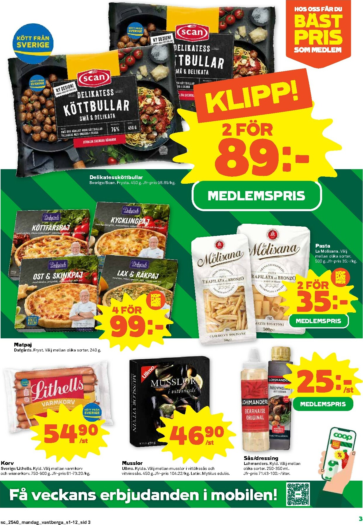 coop - Stora Coop-reklambladet giltigt från 29/09 - 05/10 - page: 3