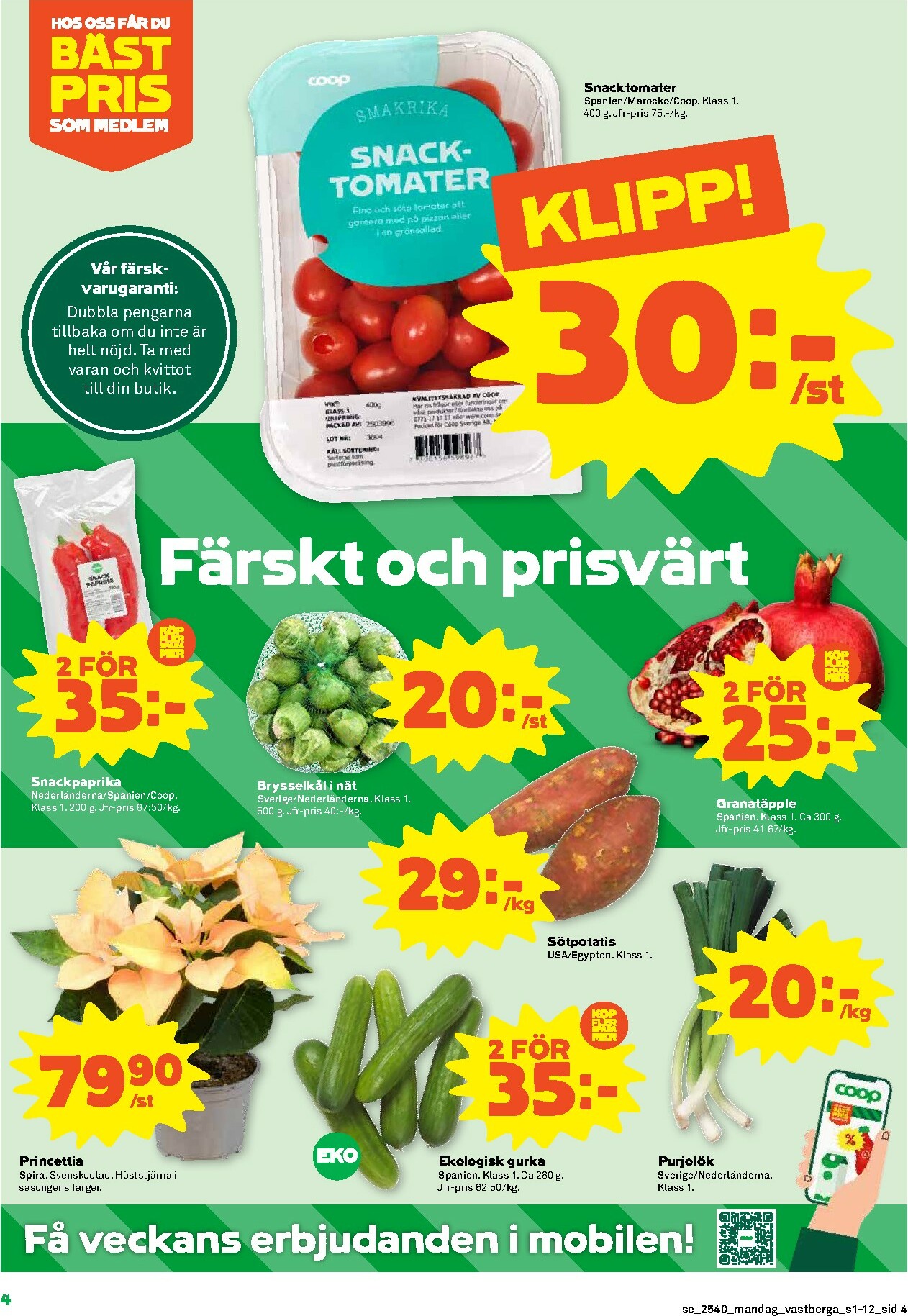 coop - Stora Coop-reklambladet giltigt från 29/09 - 05/10 - page: 4