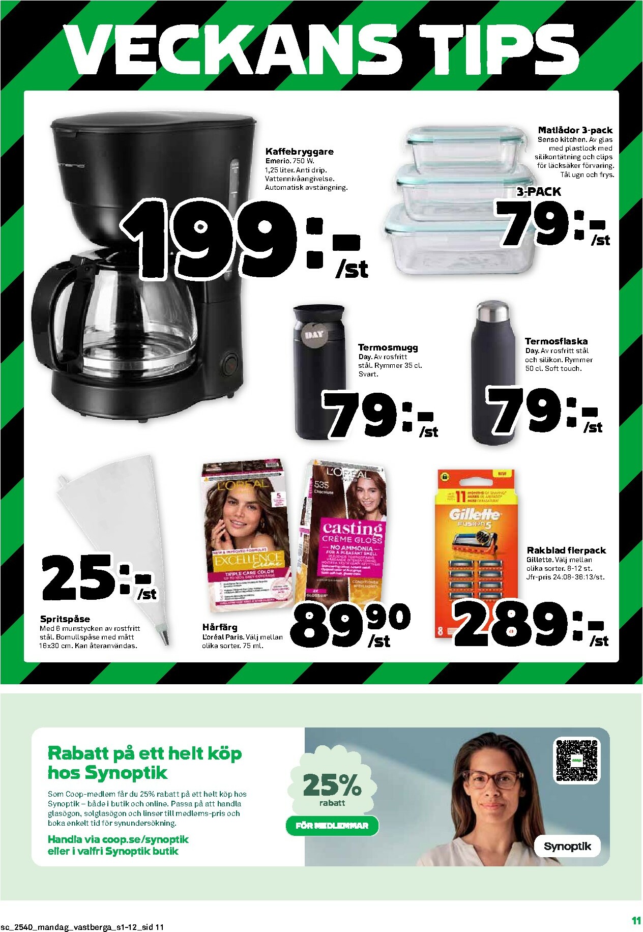 coop - Stora Coop-reklambladet giltigt från 29/09 - 05/10 - page: 11
