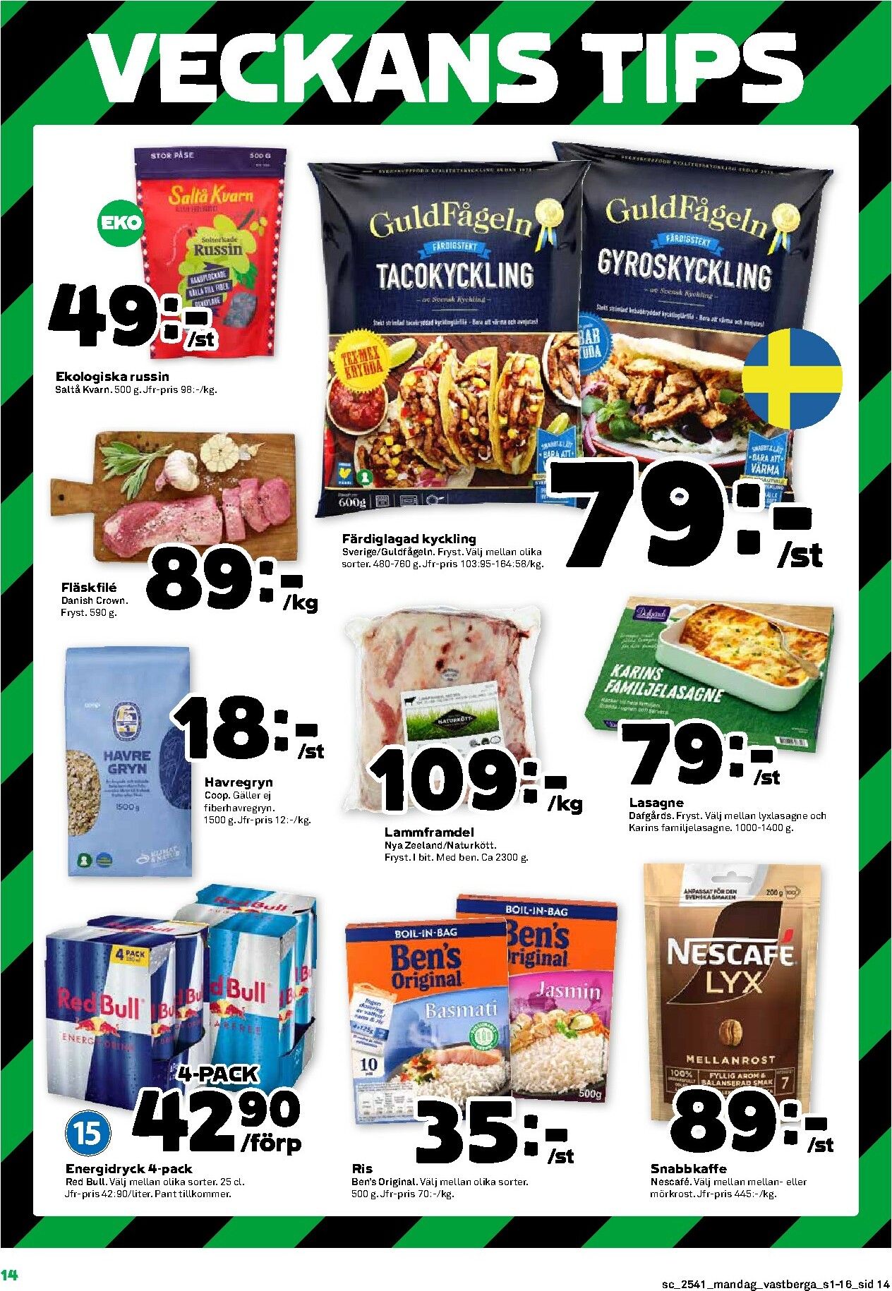 coop - Stora Coop-reklambladet giltigt från 06/10 - 12/10 - page: 14