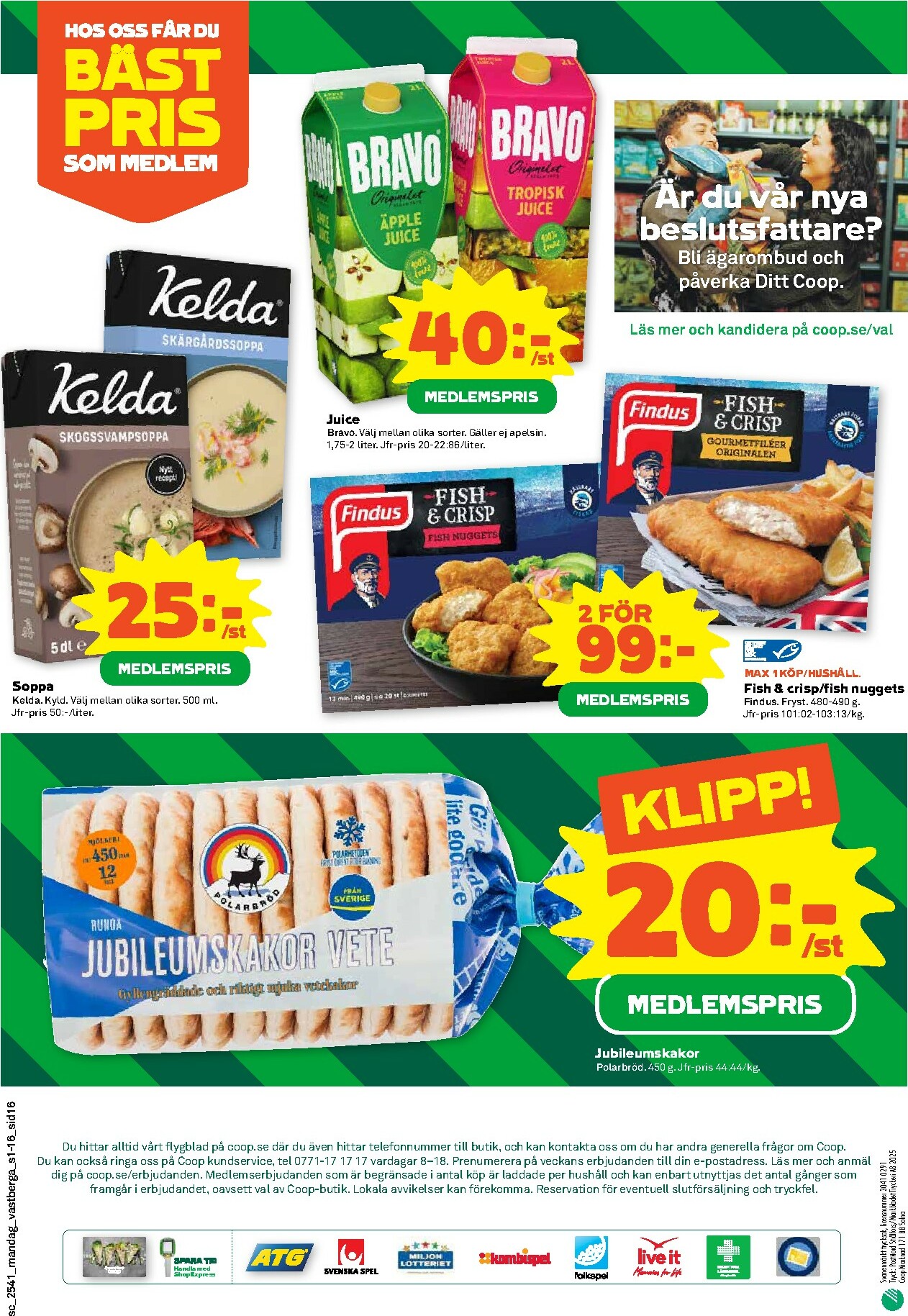 coop - Stora Coop-reklambladet giltigt från 06/10 - 12/10 - page: 16