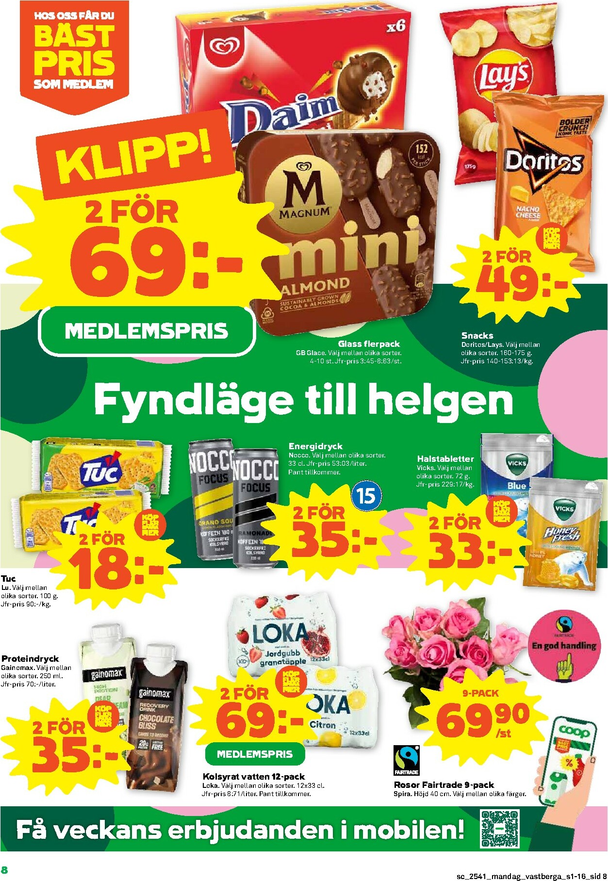 coop - Stora Coop-reklambladet giltigt från 06/10 - 12/10 - page: 8
