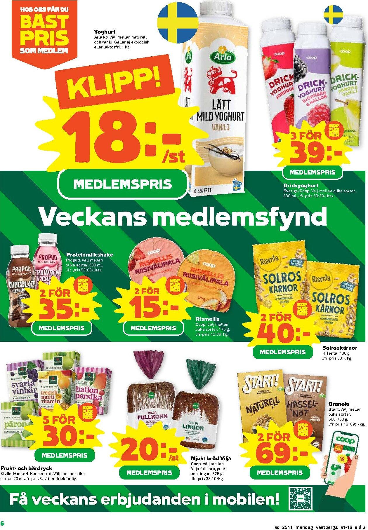 coop - Stora Coop-reklambladet giltigt från 06/10 - 12/10 - page: 6