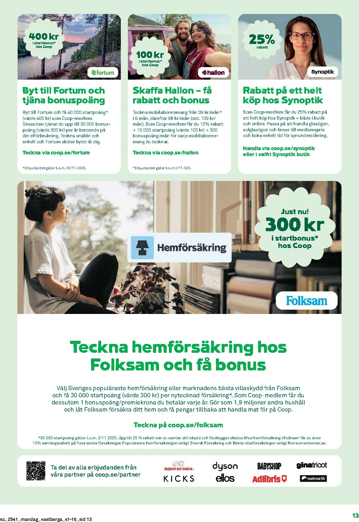 coop - Stora Coop-reklambladet giltigt från 06/10 - 12/10 - page: 13