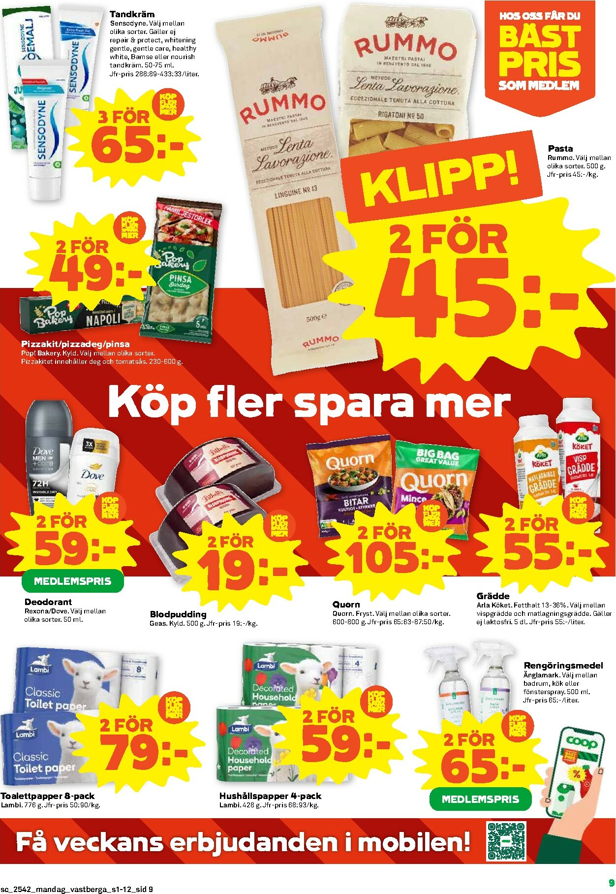 coop - Stora Coop-reklambladet giltigt från 13/10 - 19/10 - page: 9