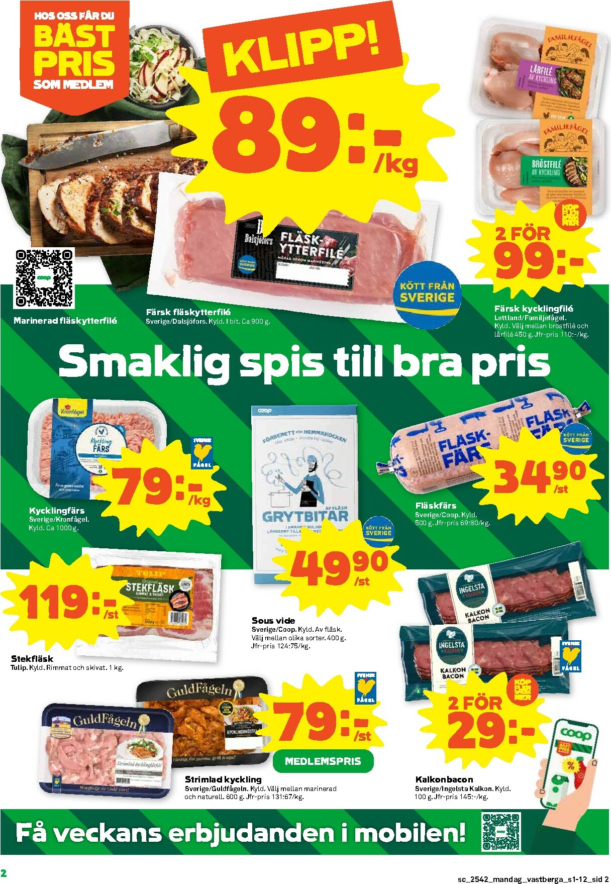 coop - Stora Coop-reklambladet giltigt från 13/10 - 19/10 - page: 2