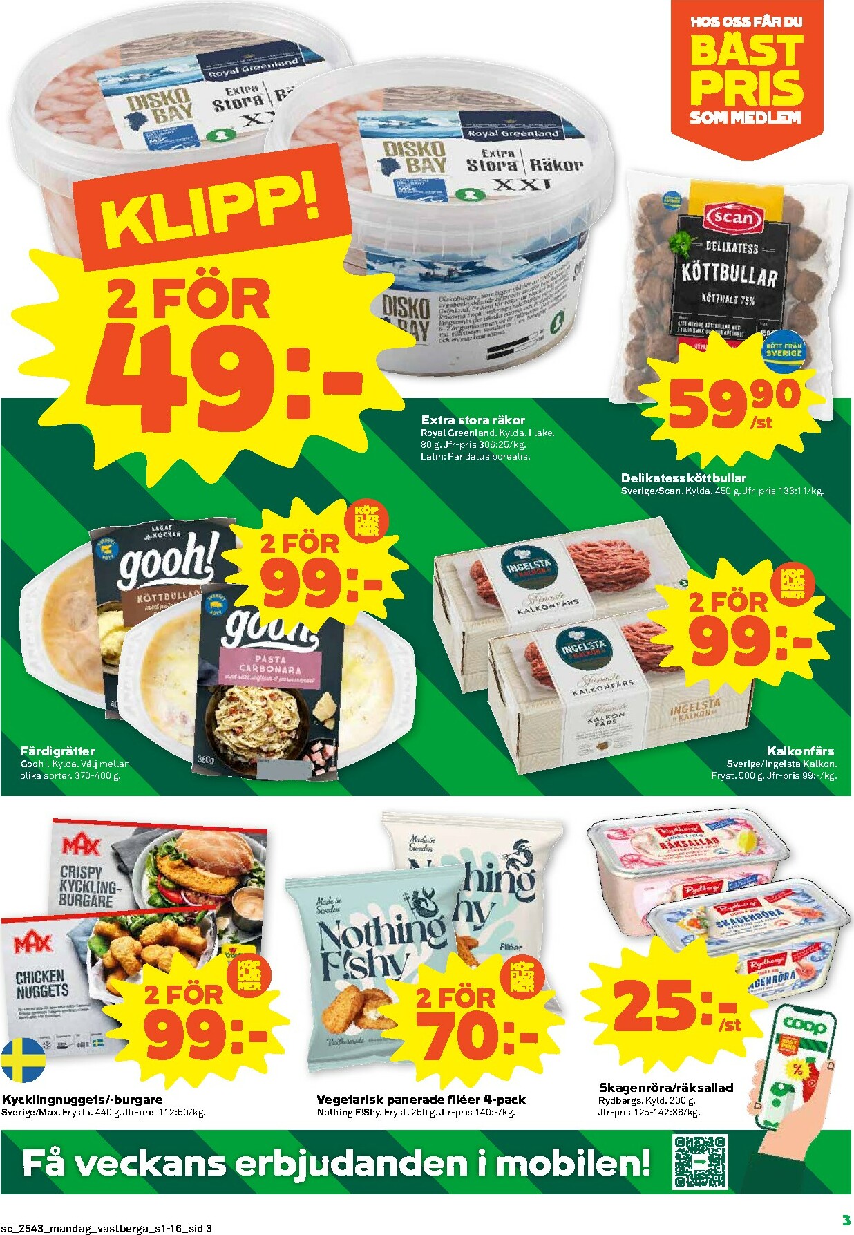 coop - Stora Coop-reklambladet giltigt från 20/10 - 26/10 - page: 3