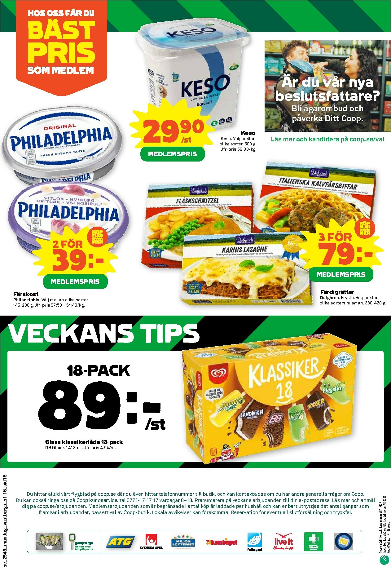 coop - Stora Coop-reklambladet giltigt från 20/10 - 26/10 - page: 16