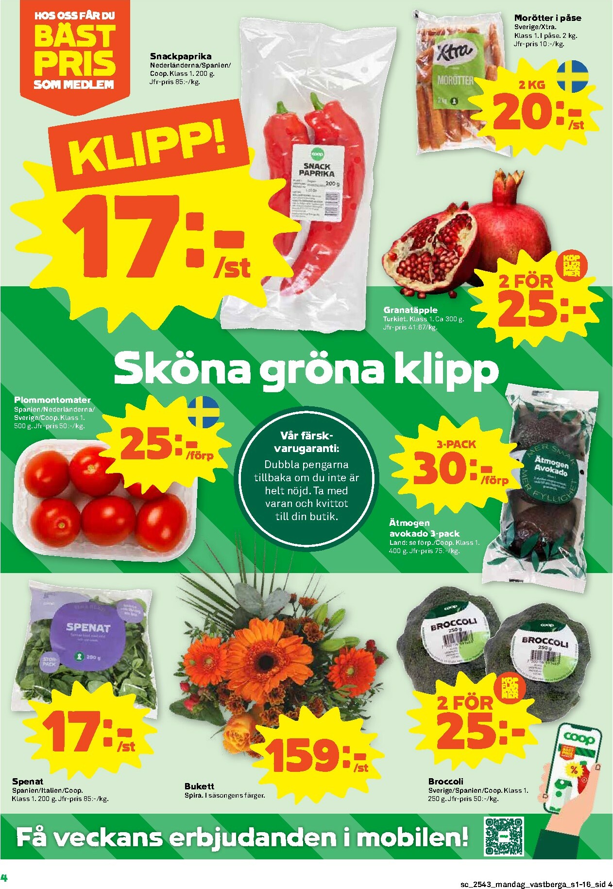 coop - Stora Coop-reklambladet giltigt från 20/10 - 26/10 - page: 4