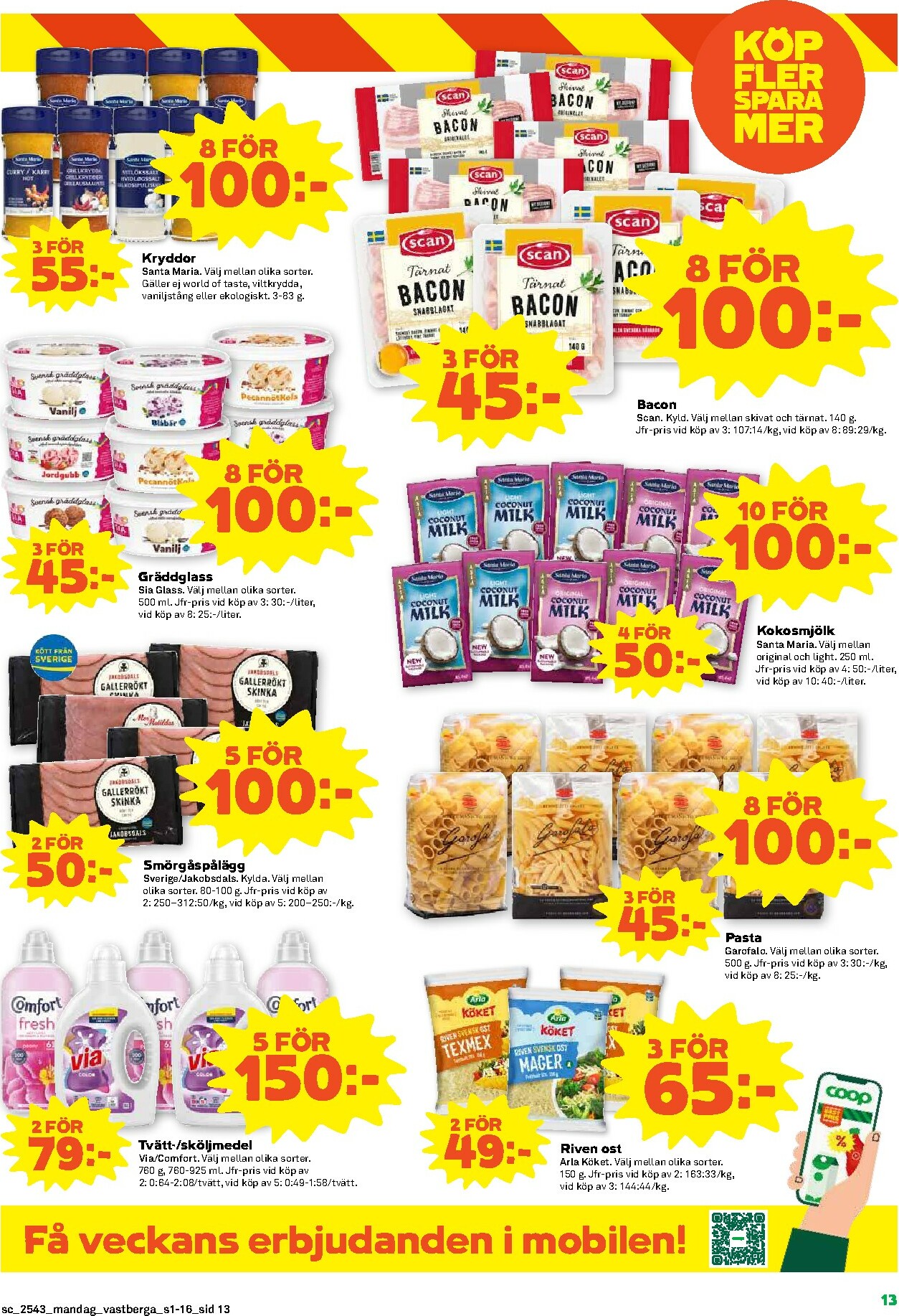 coop - Stora Coop-reklambladet giltigt från 20/10 - 26/10 - page: 13