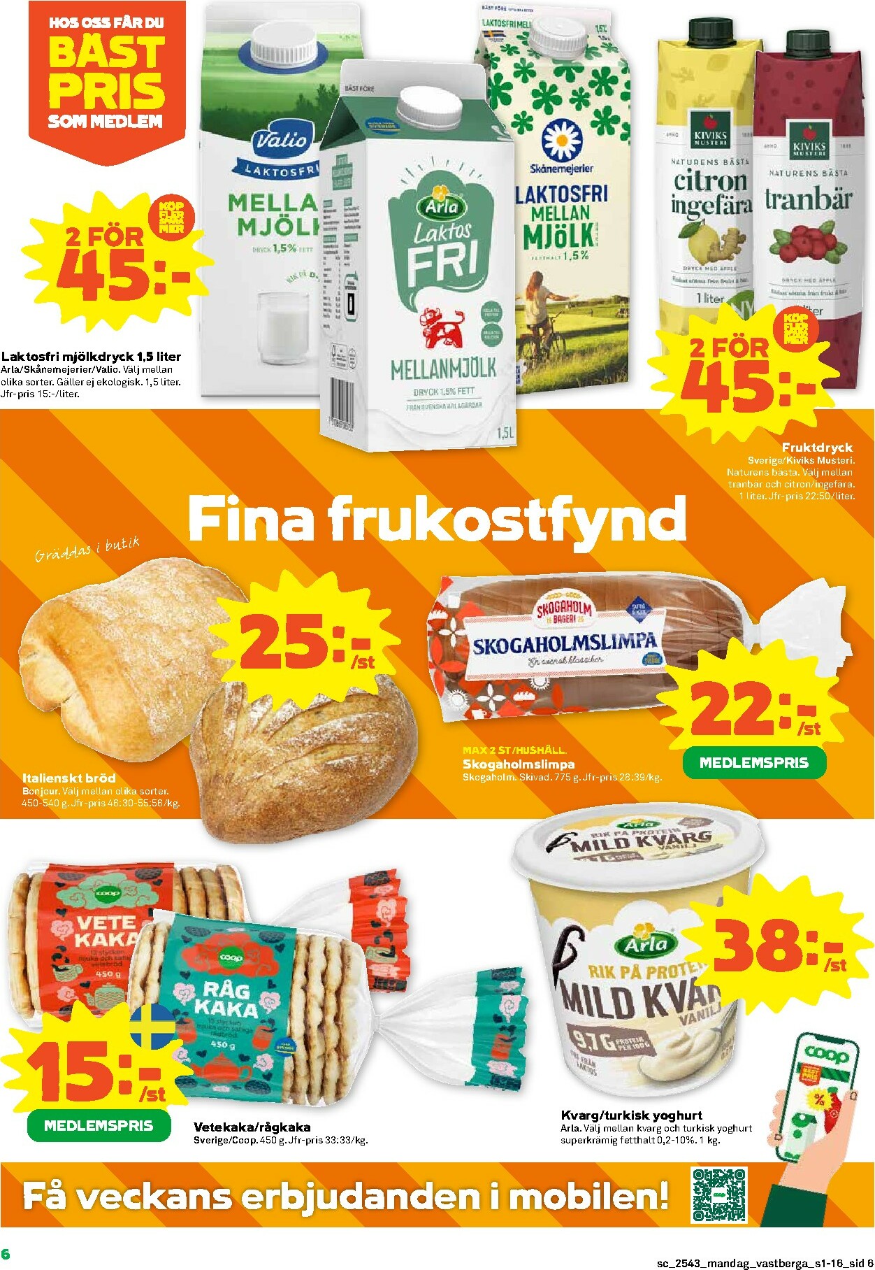 coop - Stora Coop-reklambladet giltigt från 20/10 - 26/10 - page: 6