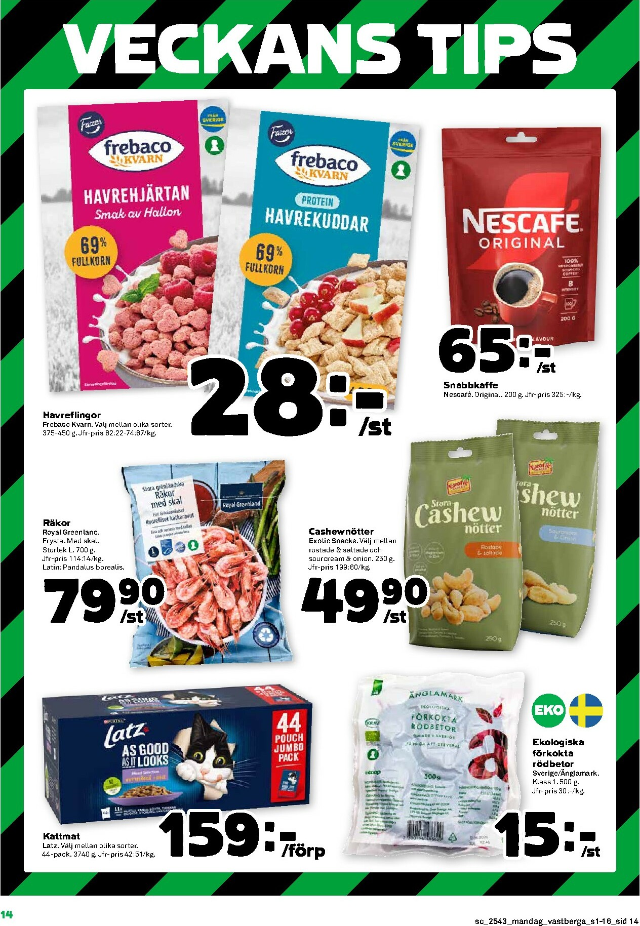 coop - Stora Coop-reklambladet giltigt från 20/10 - 26/10 - page: 14