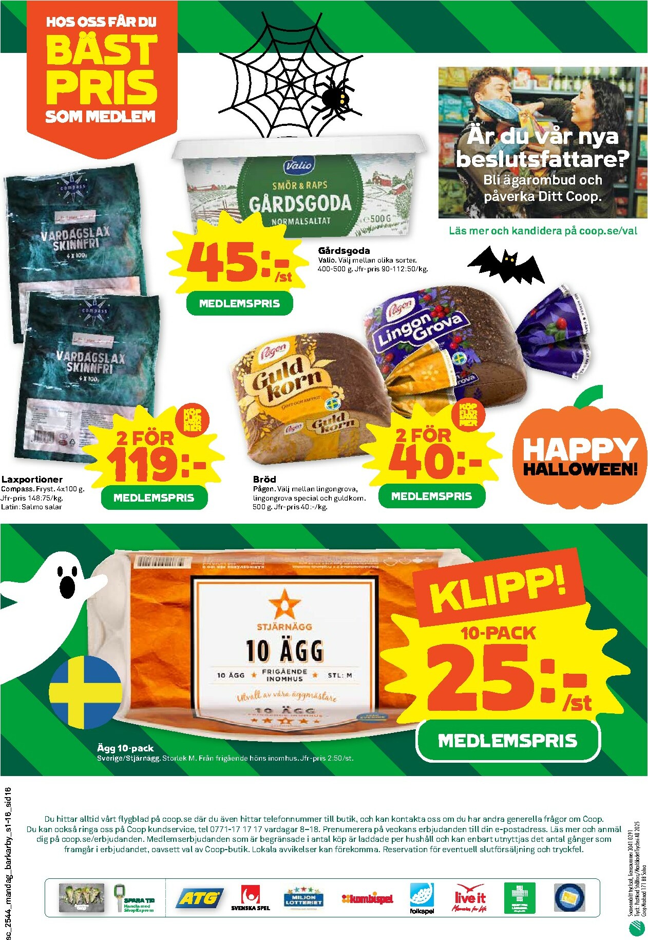 coop - Stora Coop-reklambladet giltigt från 27/10 - 02/11 - page: 16