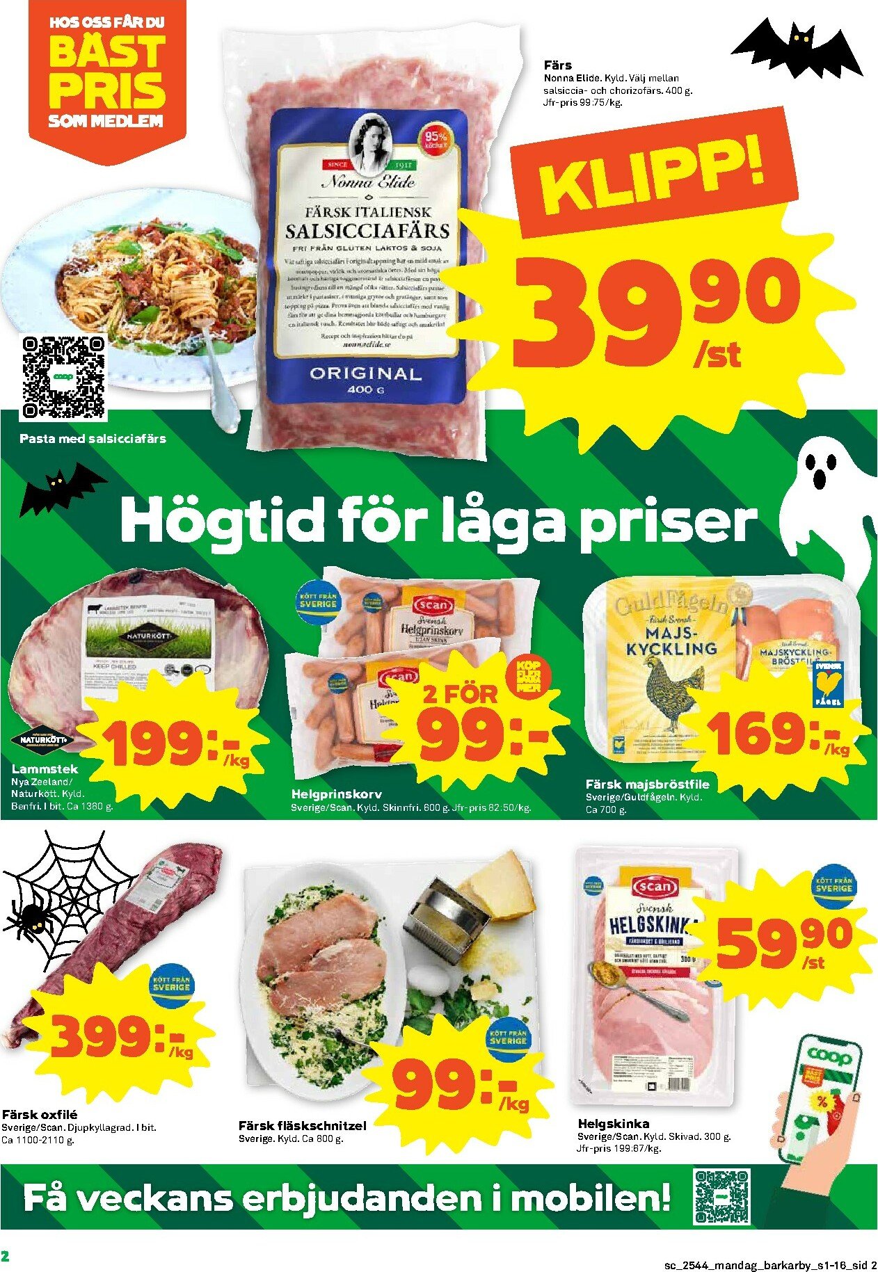 coop - Stora Coop-reklambladet giltigt från 27/10 - 02/11 - page: 2
