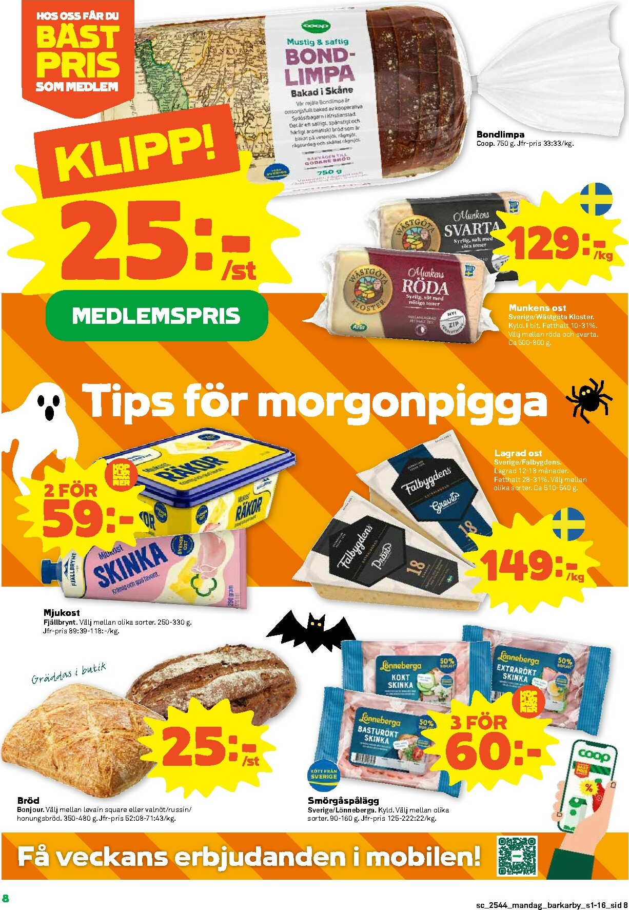 coop - Stora Coop-reklambladet giltigt från 27/10 - 02/11 - page: 8
