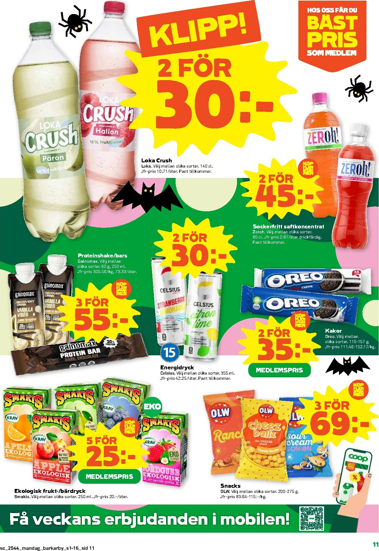 coop - Stora Coop-reklambladet giltigt från 27/10 - 02/11 - page: 11