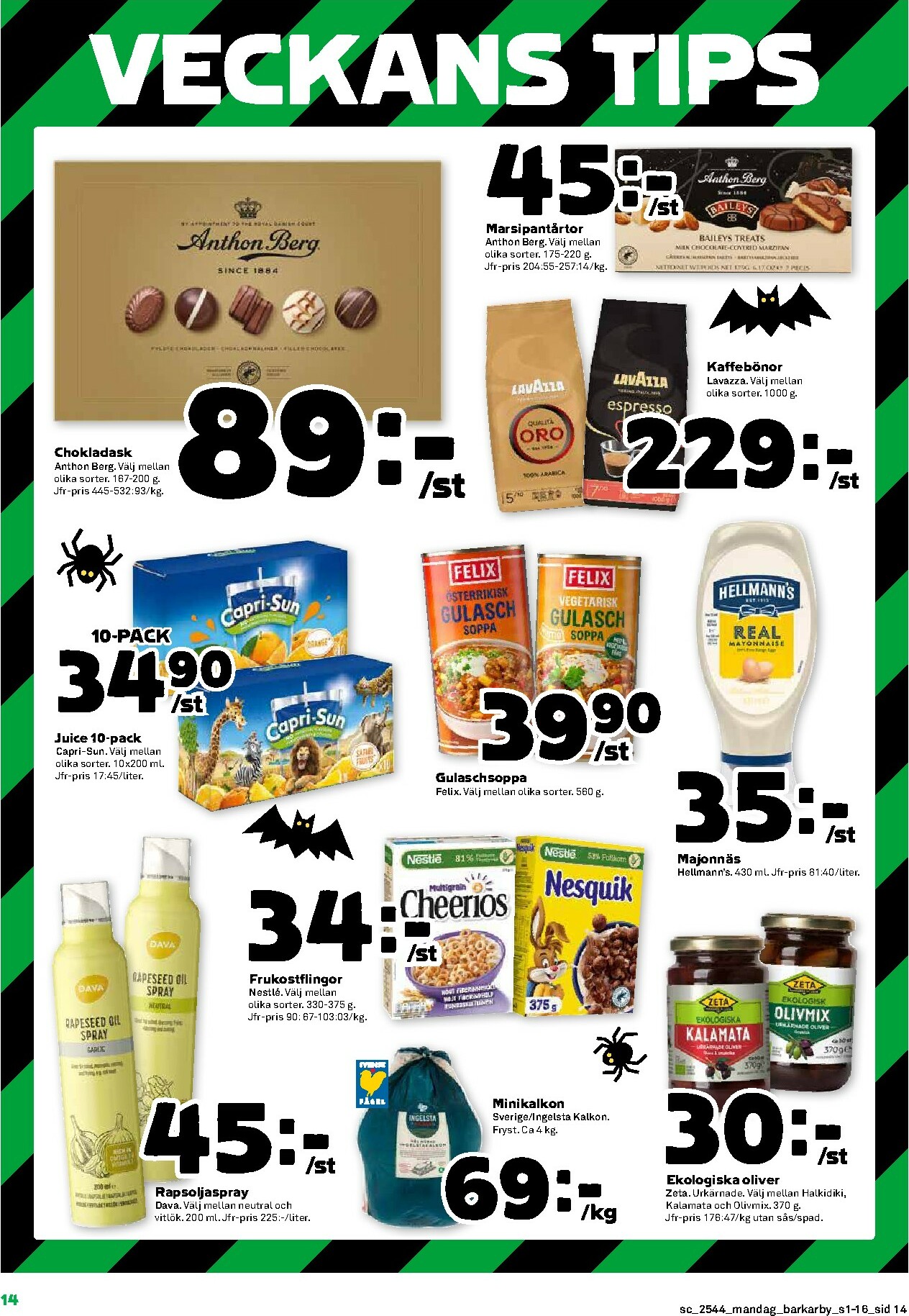 coop - Stora Coop-reklambladet giltigt från 27/10 - 02/11 - page: 14