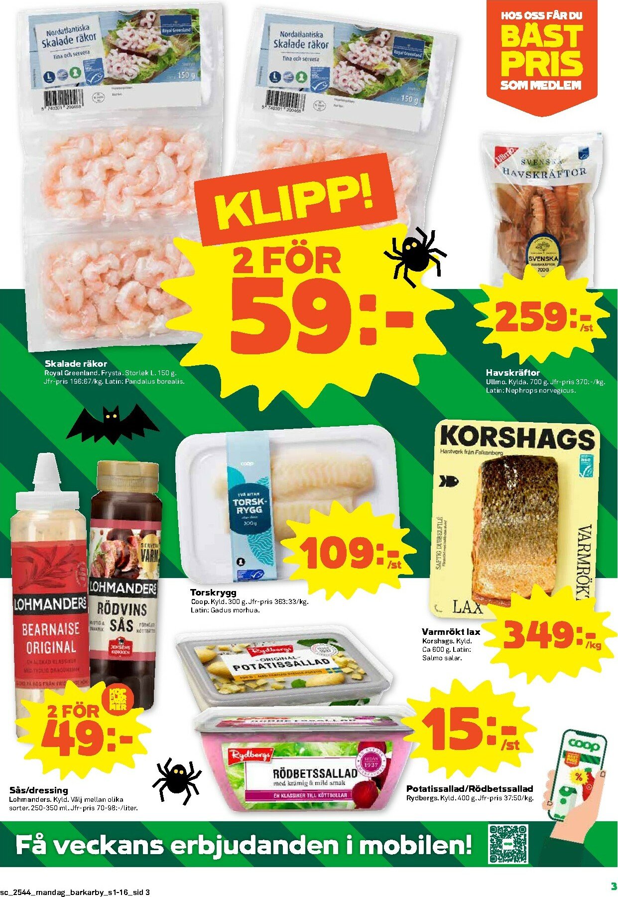 coop - Stora Coop-reklambladet giltigt från 27/10 - 02/11 - page: 3