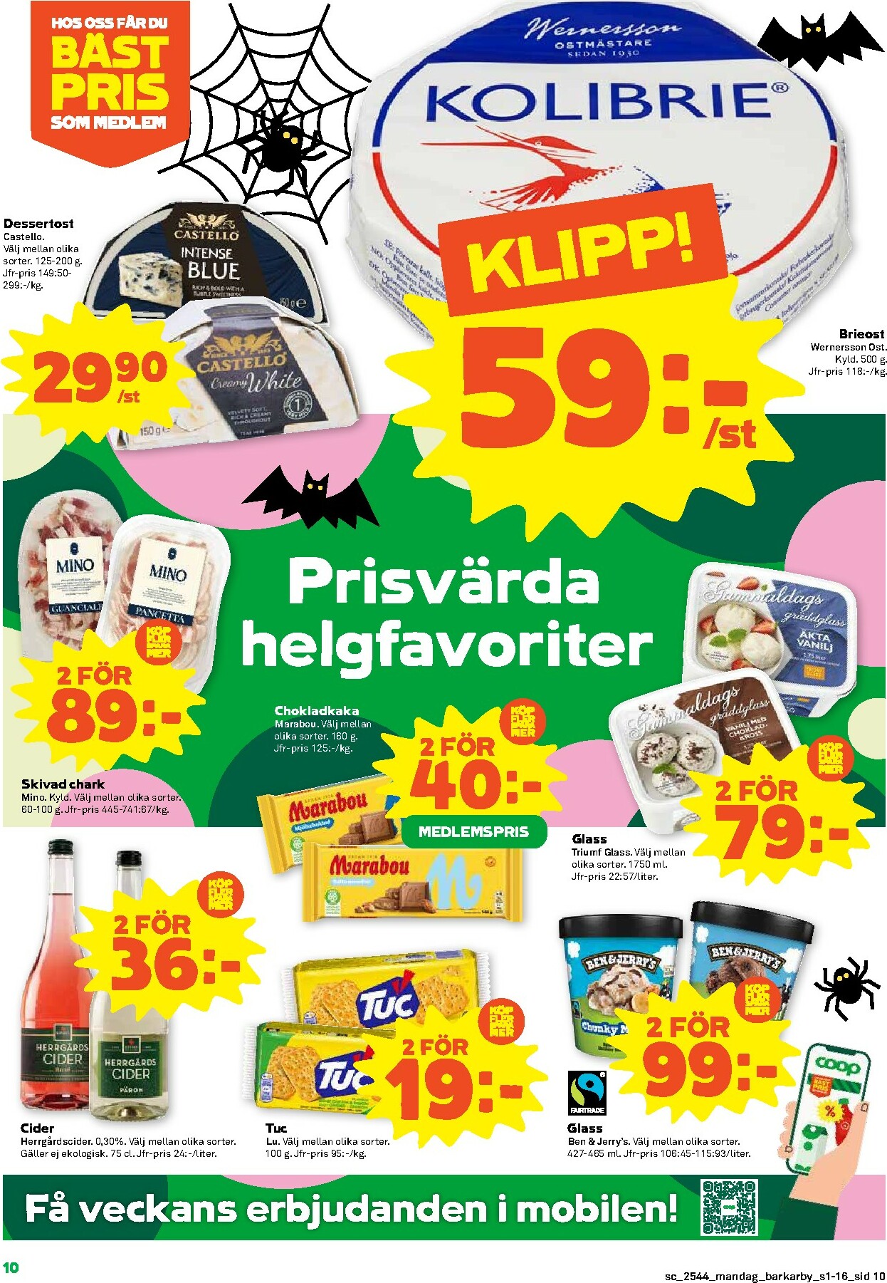 coop - Stora Coop-reklambladet giltigt från 27/10 - 02/11 - page: 10