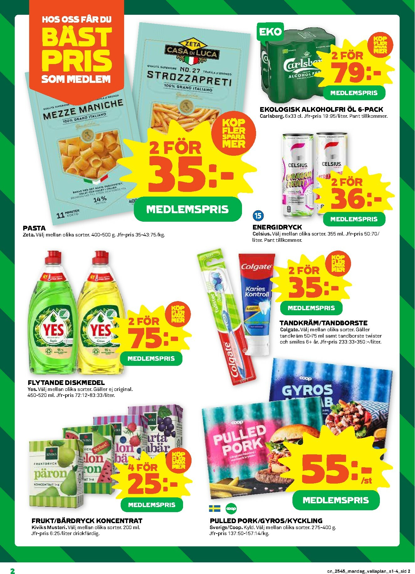 coop - Coop-reklambladet giltigt från 03/11 - 09/11 - page: 2