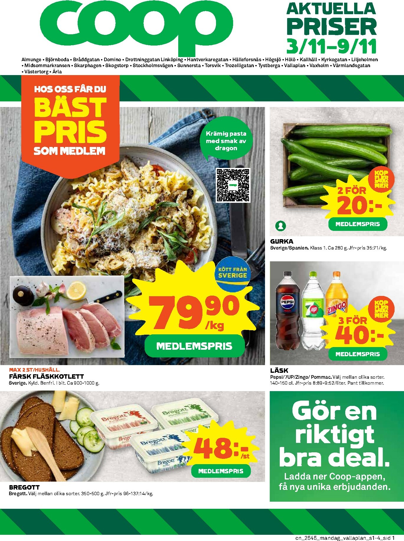 coop - Coop-reklambladet giltigt från 03/11 - 09/11