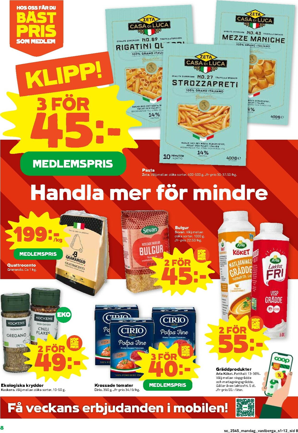 coop - Stora Coop-reklambladet giltigt från 03/11 - 09/11 - page: 8