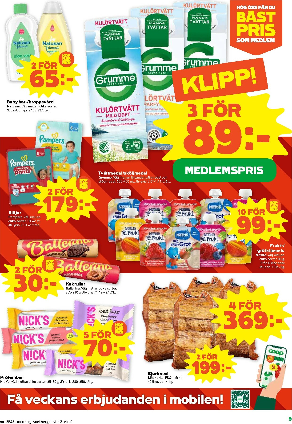 coop - Stora Coop-reklambladet giltigt från 03/11 - 09/11 - page: 9