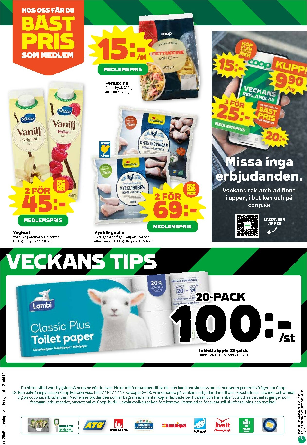 coop - Stora Coop-reklambladet giltigt från 03/11 - 09/11 - page: 12