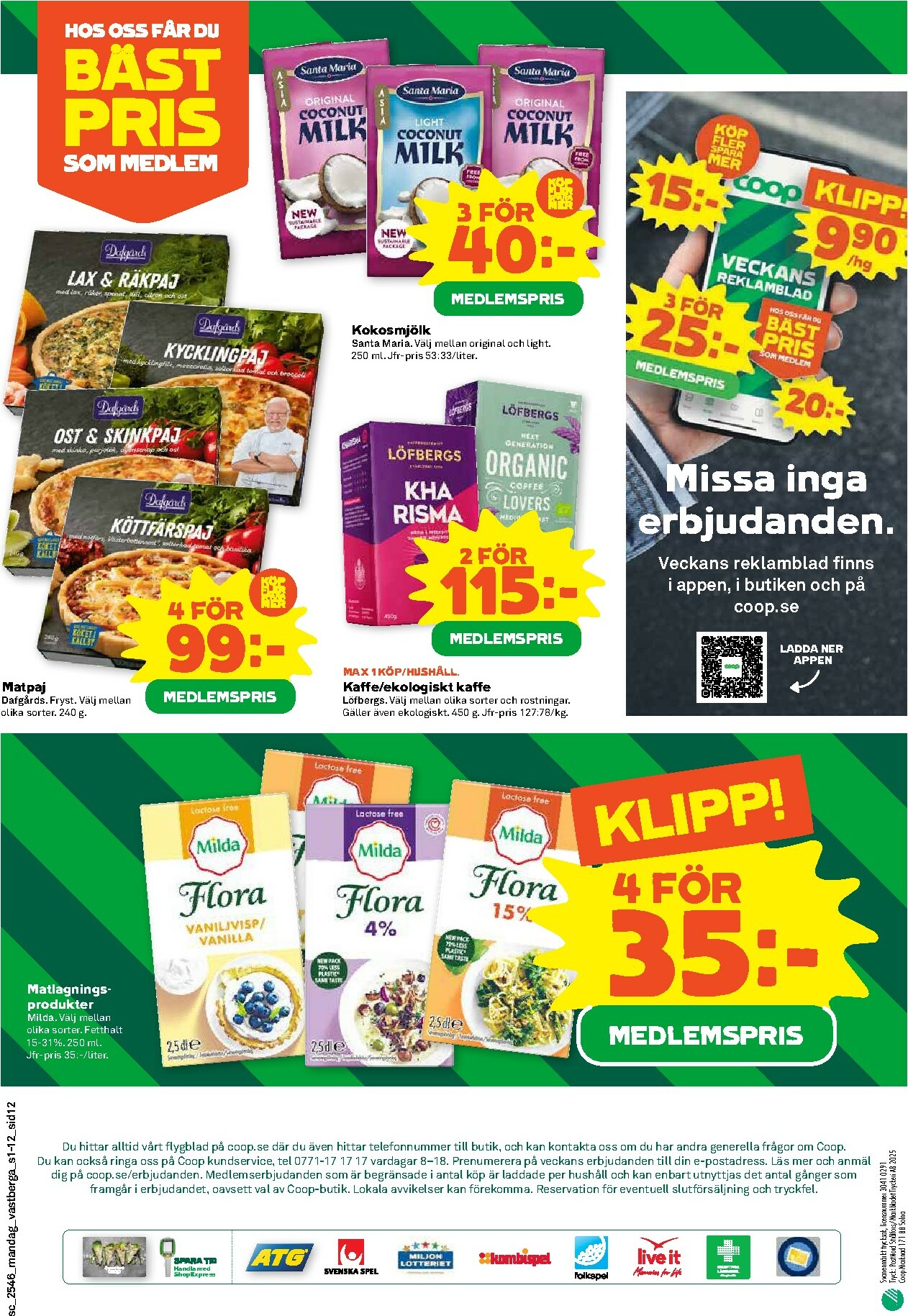 coop - Stora Coop-reklambladet giltigt från 10/11 - 16/11 - page: 12