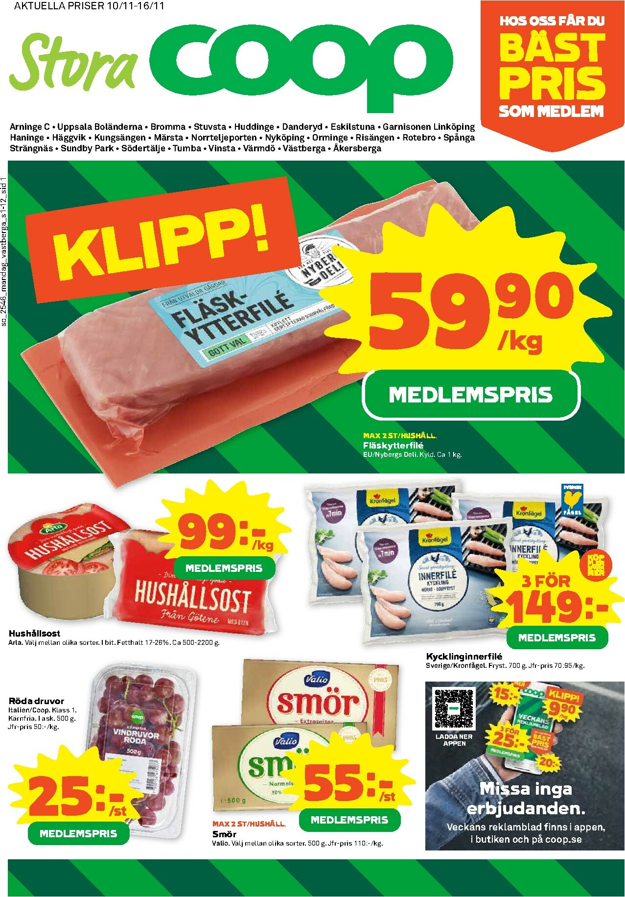 coop - Stora Coop-reklambladet giltigt från 10/11 - 16/11