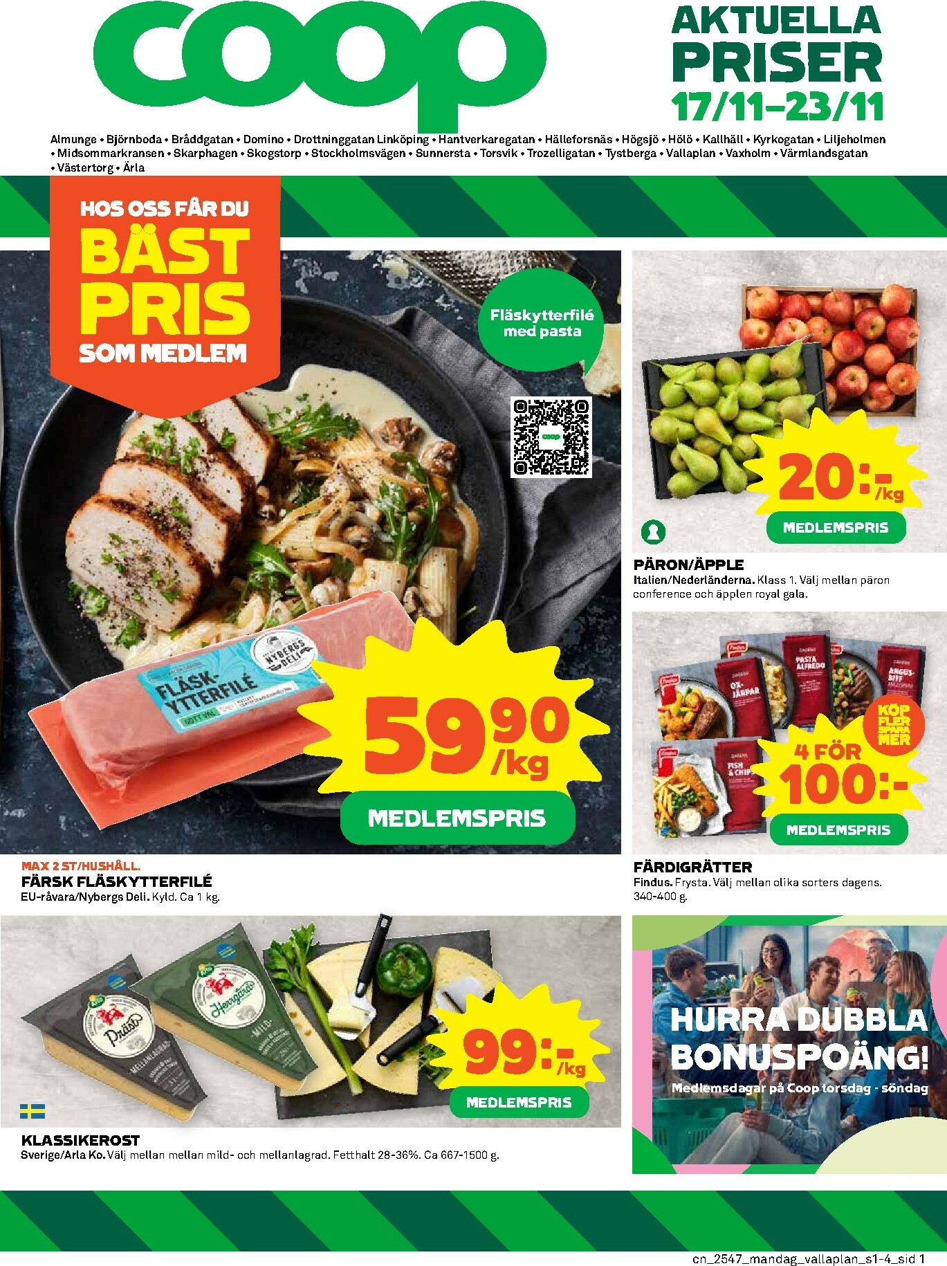 coop - Coop-reklambladet giltigt från 17/11 - 23/11
